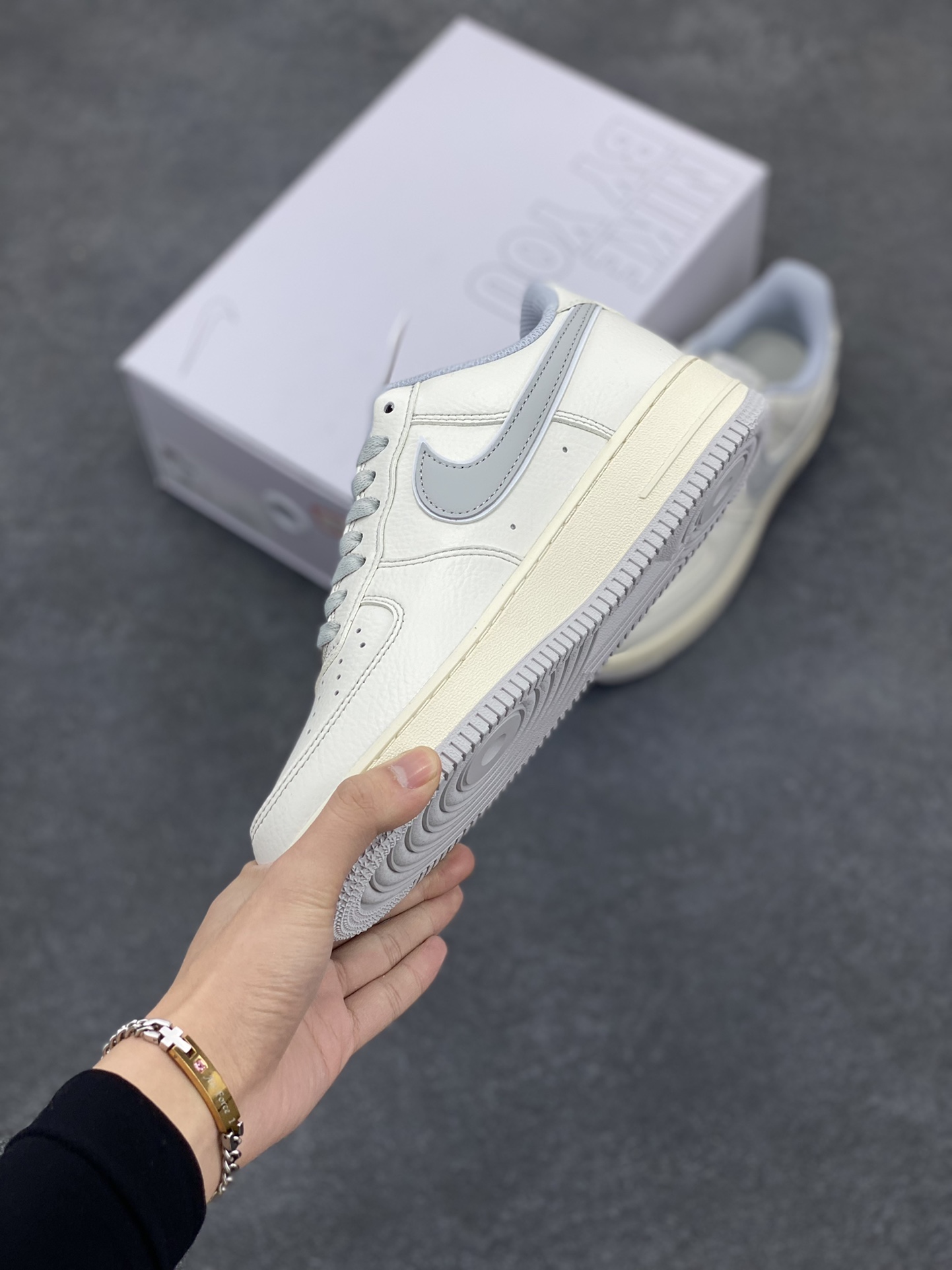 图片[3]-NK Air Force 1‘07 Low 定制款抽屉盒 空军一号低帮休闲板鞋 定制皮料 原楦原纸板 纯正版型 高清洁度 内置全掌气垫 货号：CW2288-111 尺码：36 36.5 37.5 38 38.5 39 40 40.5 41 42 42.5 43 44 44.5 45-选品中心