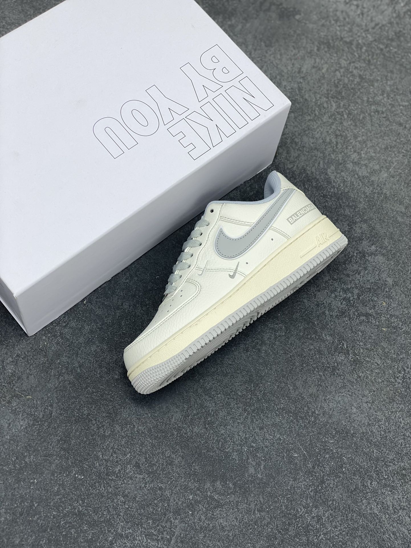 图片[7]-NK Air Force 1‘07 Low 定制款抽屉盒 空军一号低帮休闲板鞋 定制皮料 原楦原纸板 纯正版型 高清洁度 内置全掌气垫 货号：CW2288-111 尺码：36 36.5 37.5 38 38.5 39 40 40.5 41 42 42.5 43 44 44.5 45-选品中心