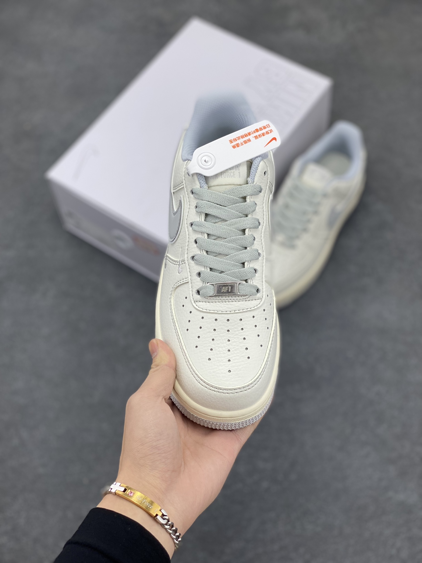图片[2]-NK Air Force 1‘07 Low 定制款抽屉盒 空军一号低帮休闲板鞋 定制皮料 原楦原纸板 纯正版型 高清洁度 内置全掌气垫 货号：CW2288-111 尺码：36 36.5 37.5 38 38.5 39 40 40.5 41 42 42.5 43 44 44.5 45-选品中心