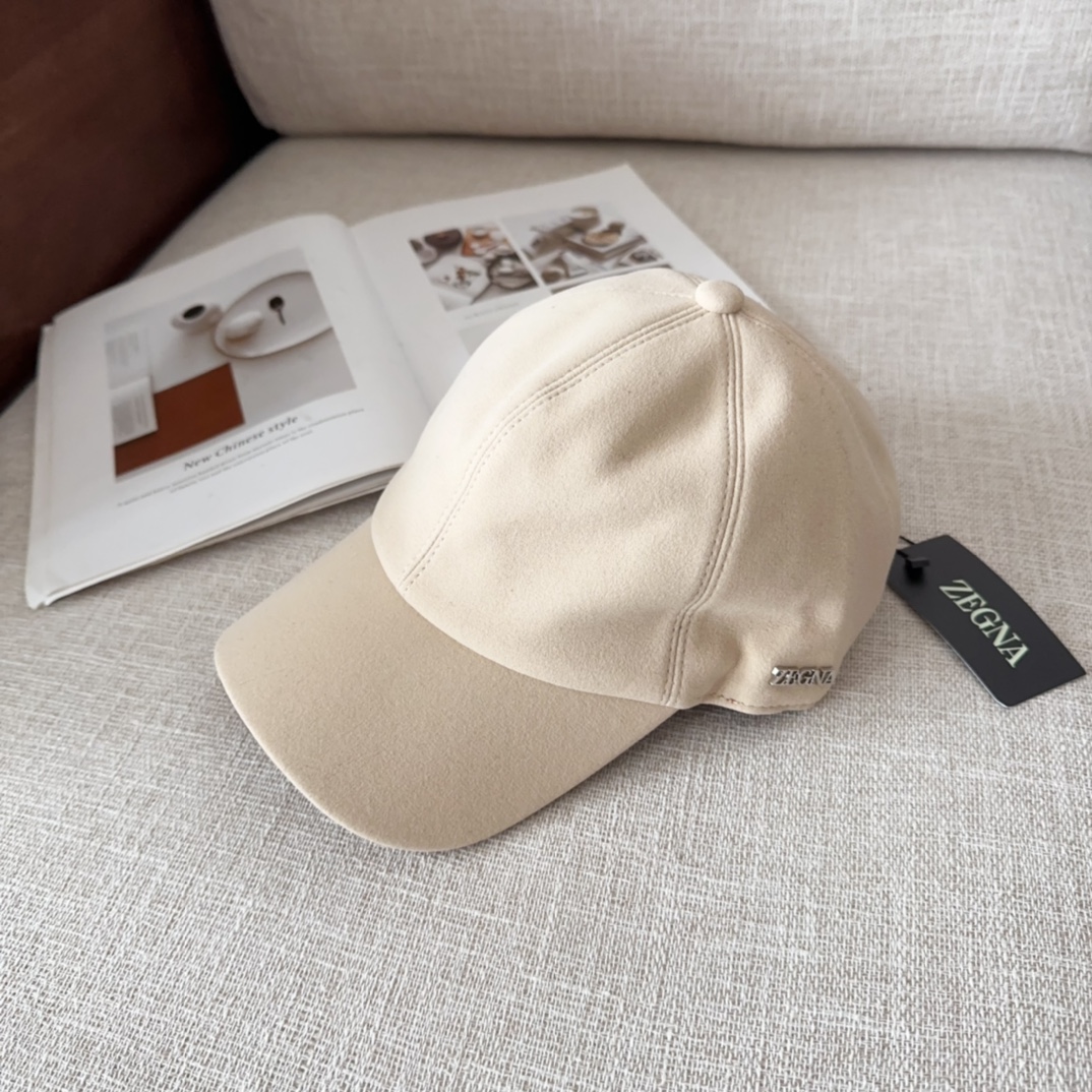💰84 ZEGNA, NEW, HIGH-QUALITY BASEBALL CAPS, BIG SYNCHRONOUS, PERFECT MATCH - 图片 1