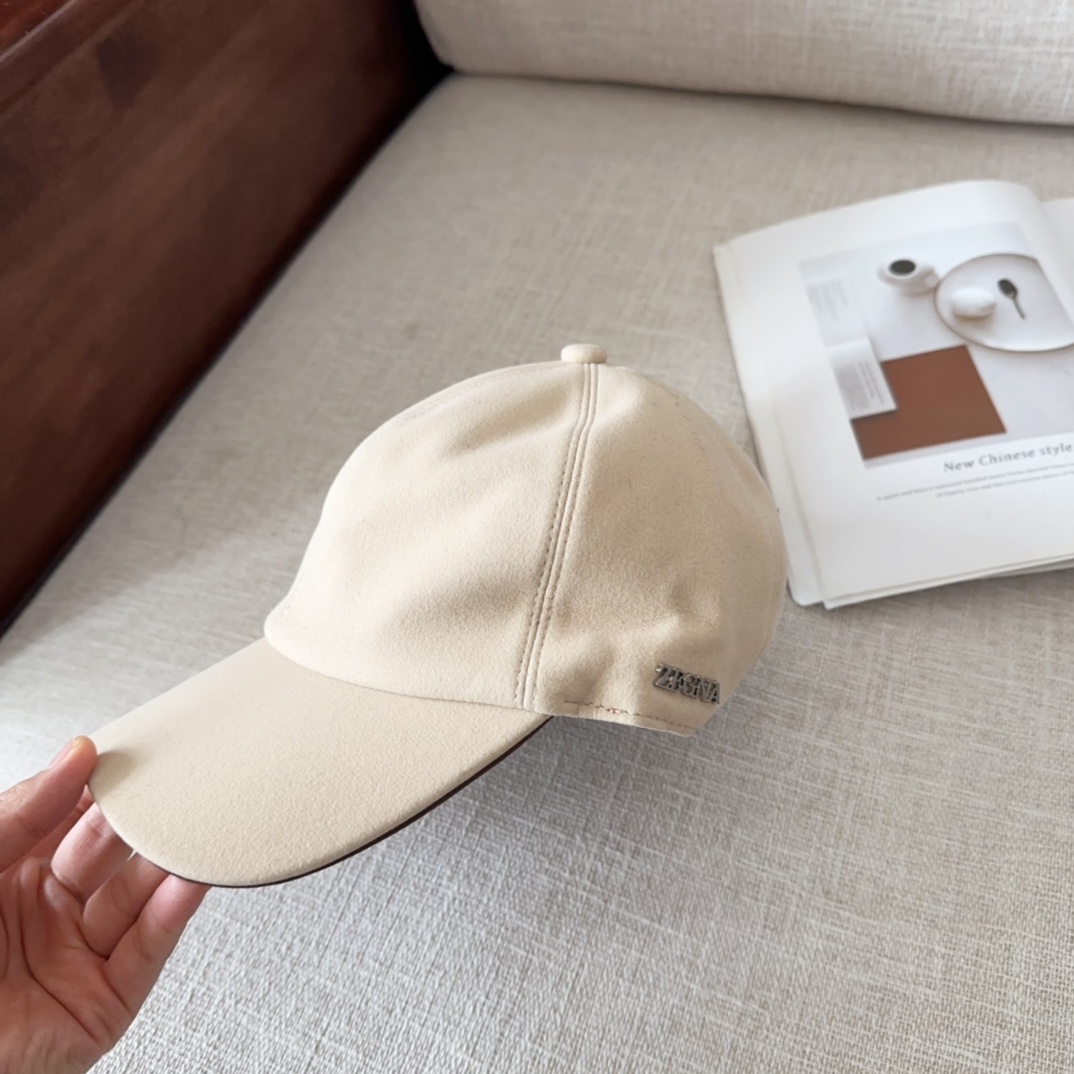 💰84 ZEGNA, NEW, HIGH-QUALITY BASEBALL CAPS, BIG SYNCHRONOUS, PERFECT MATCH - 图片 3