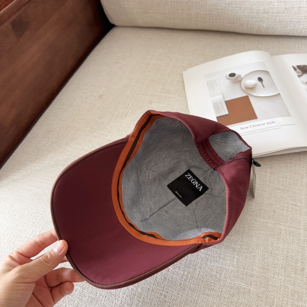 💰84 ZEGNA, NEW, HIGH-QUALITY BASEBALL CAPS, BIG SYNCHRONOUS, PERFECT MATCH - 图片 9