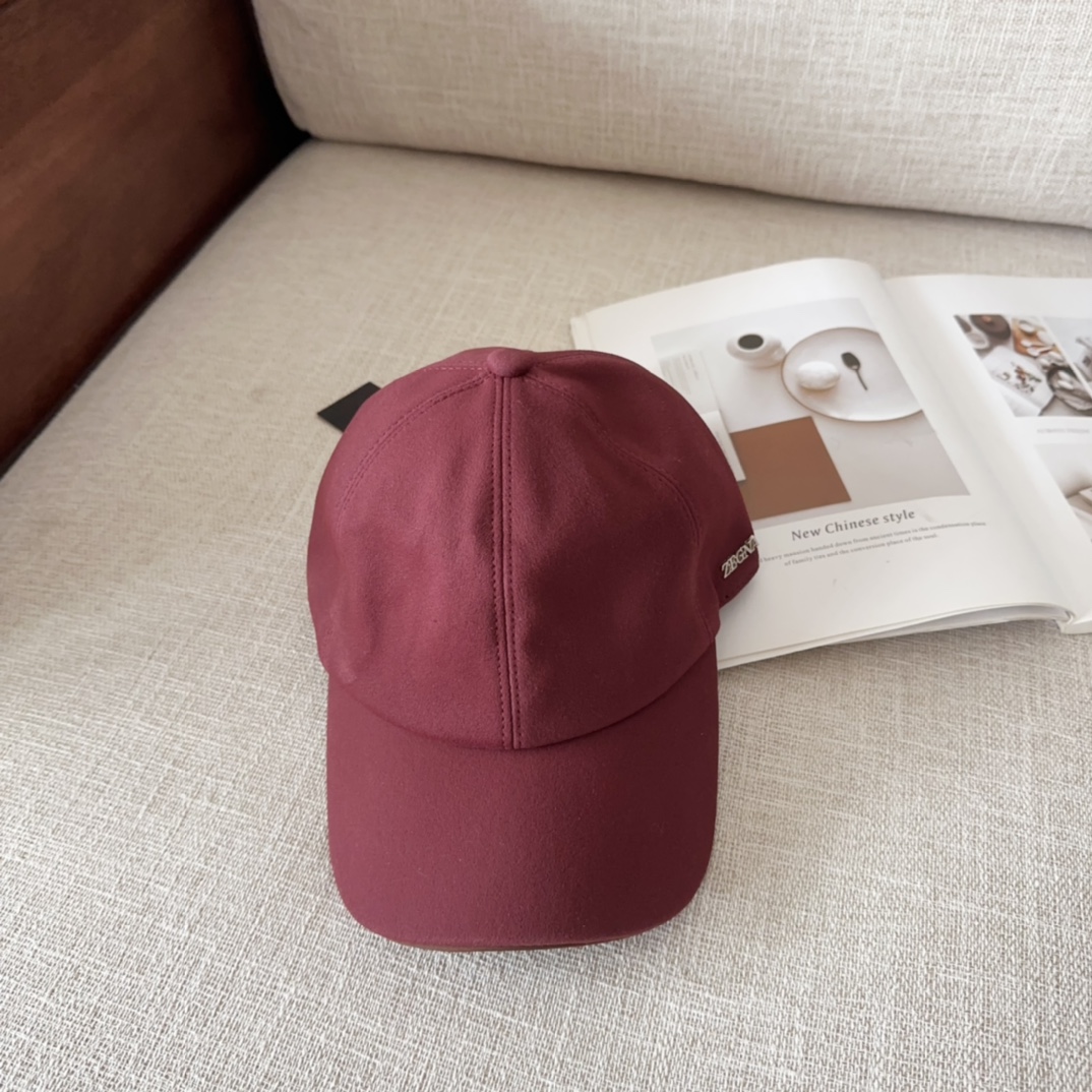 💰84 ZEGNA, NEW, HIGH-QUALITY BASEBALL CAPS, BIG SYNCHRONOUS, PERFECT MATCH - 图片 1
