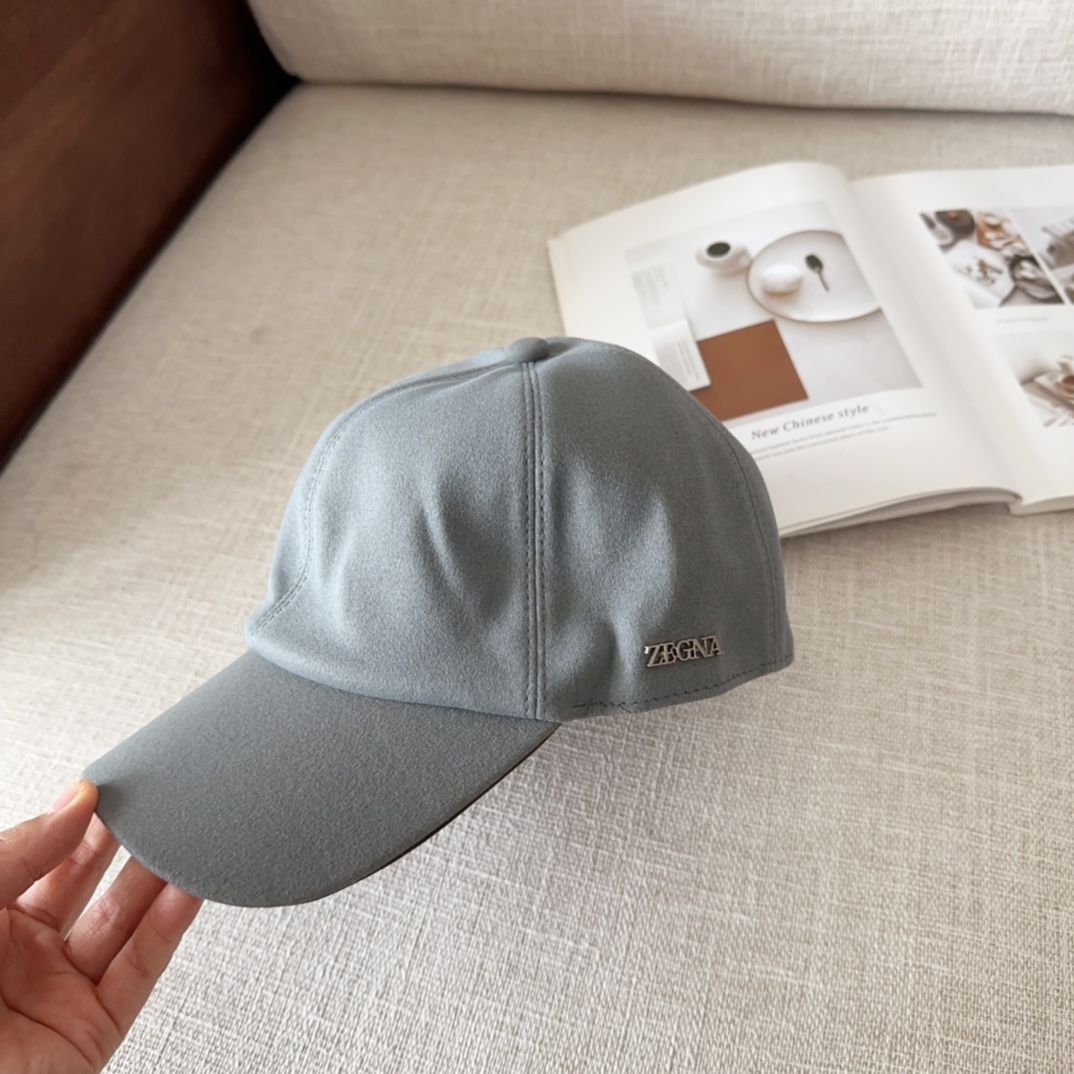 💰84 ZEGNA, NEW, HIGH-QUALITY BASEBALL CAPS, BIG SYNCHRONOUS, PERFECT MATCH - 图片 5