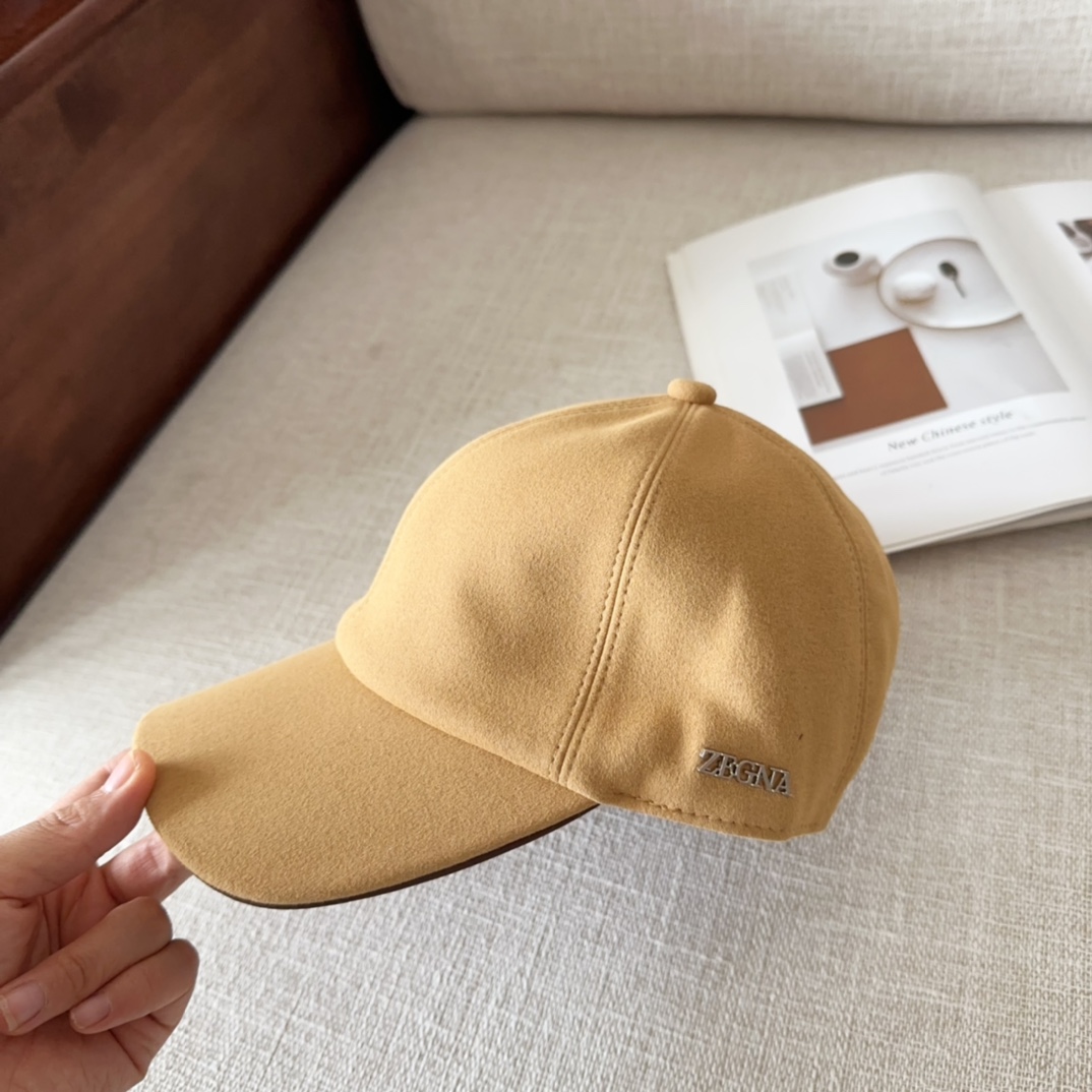 💰84 ZEGNA, NEW, HIGH-QUALITY BASEBALL CAPS, BIG SYNCHRONOUS, PERFECT MATCH - 图片 4
