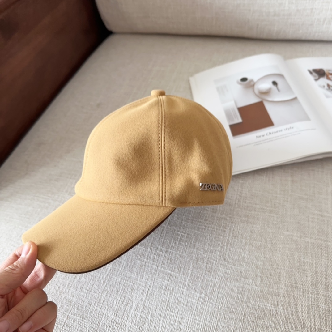 💰84 ZEGNA, NEW, HIGH-QUALITY BASEBALL CAPS, BIG SYNCHRONOUS, PERFECT MATCH - 图片 3