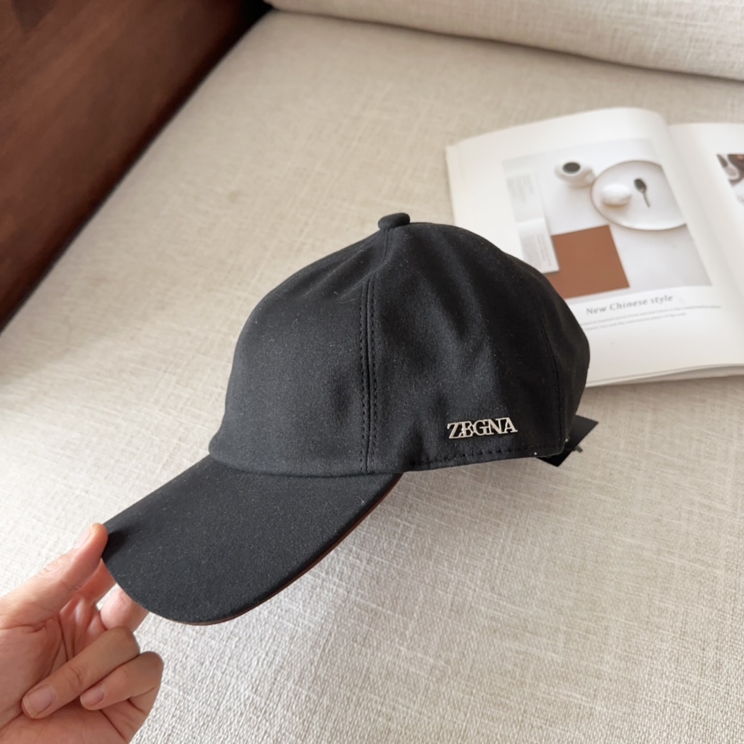 💰84 ZEGNA, NEW, HIGH-QUALITY BASEBALL CAPS, BIG SYNCHRONOUS, PERFECT MATCH - 图片 2
