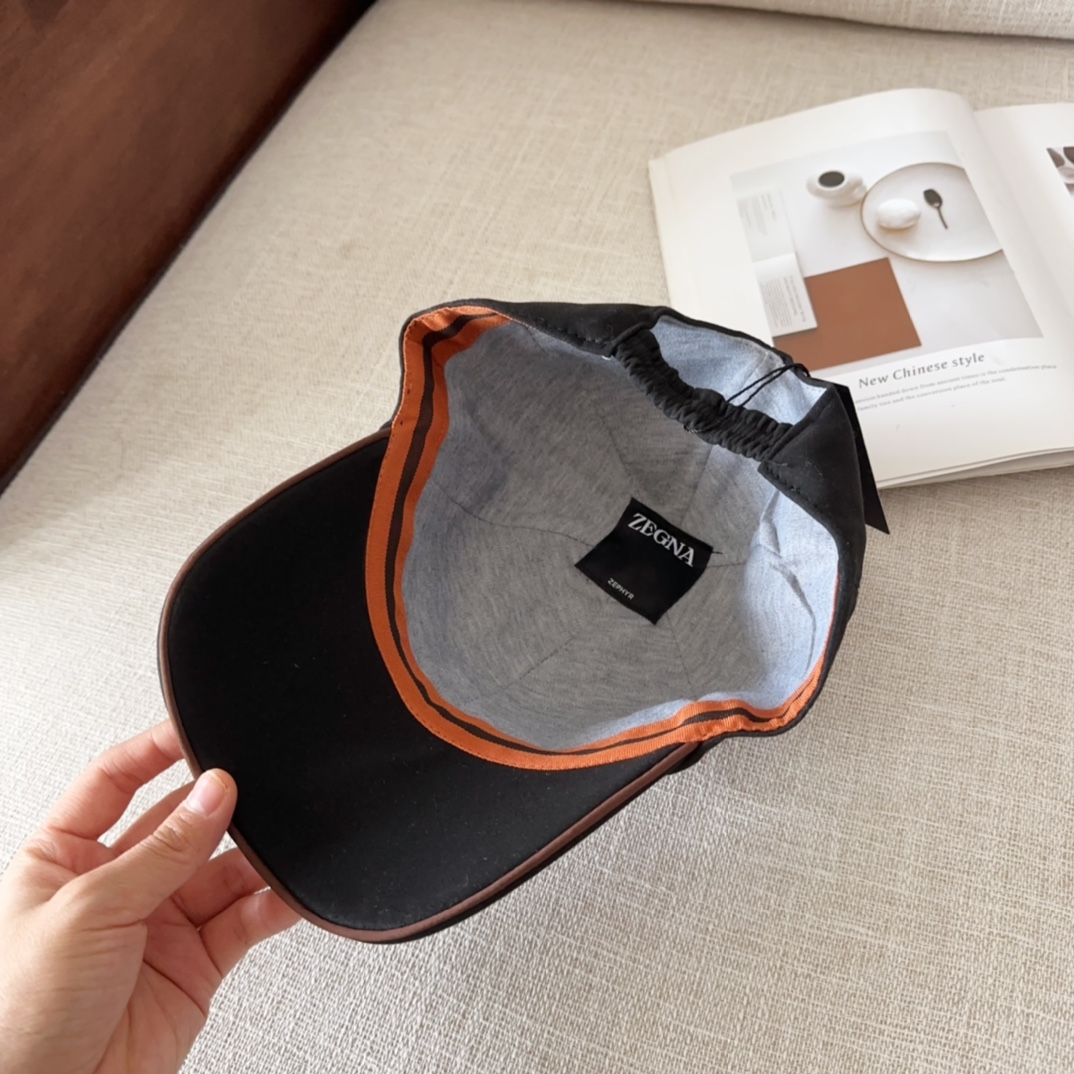 💰84 ZEGNA, NEW, HIGH-QUALITY BASEBALL CAPS, BIG SYNCHRONOUS, PERFECT MATCH - 图片 6