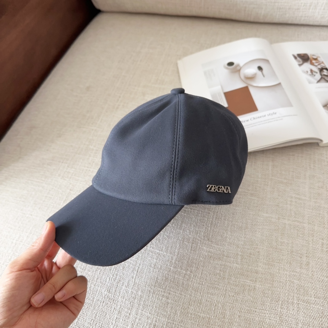💰84 ZEGNA, NEW, HIGH-QUALITY BASEBALL CAPS, BIG SYNCHRONOUS, PERFECT MATCH - 图片 5