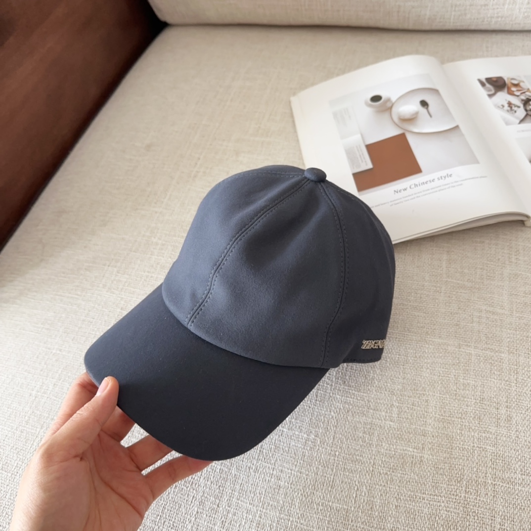 💰84 ZEGNA, NEW, HIGH-QUALITY BASEBALL CAPS, BIG SYNCHRONOUS, PERFECT MATCH - 图片 4