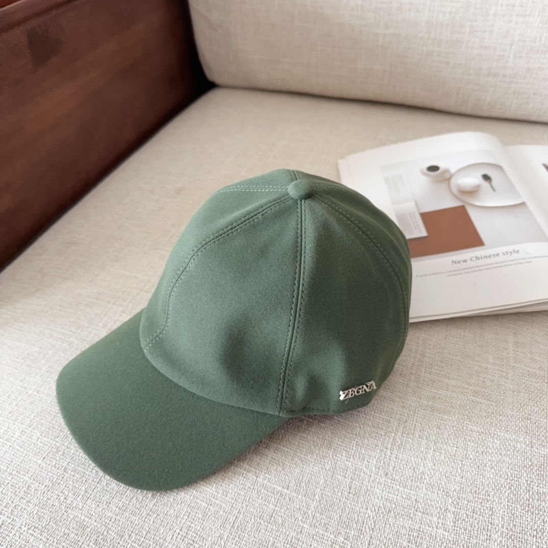 💰84 ZEGNA, NEW, HIGH-QUALITY BASEBALL CAPS, BIG SYNCHRONOUS, PERFECT MATCH - 图片 2