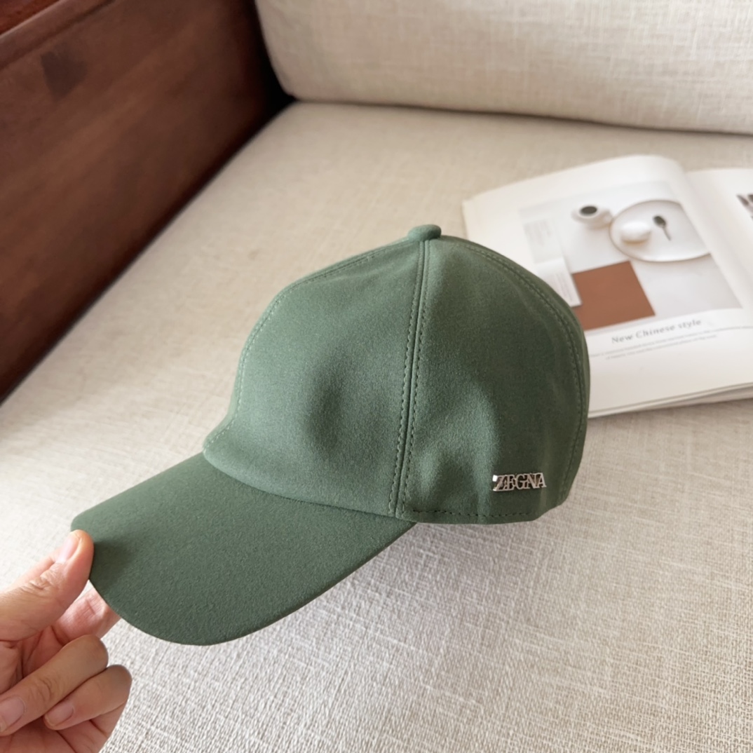 💰84 ZEGNA, NEW, HIGH-QUALITY BASEBALL CAPS, BIG SYNCHRONOUS, PERFECT MATCH - 图片 3