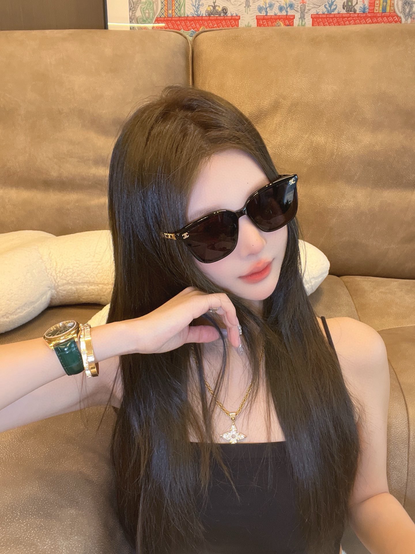 CHANEL上脸图ModCH6812size62-17-145