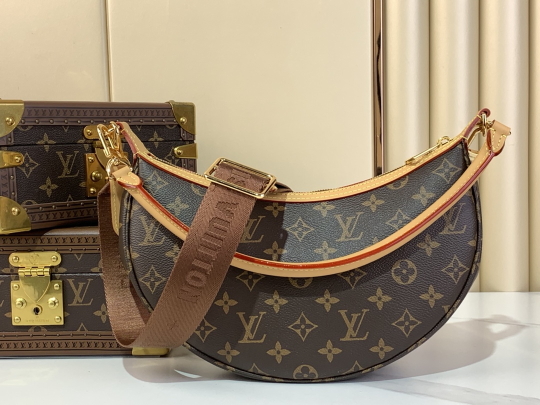 【Loop Hobo 月亮手袋】 M12939 老花

Monogram 涂层帆布和 Monogram 