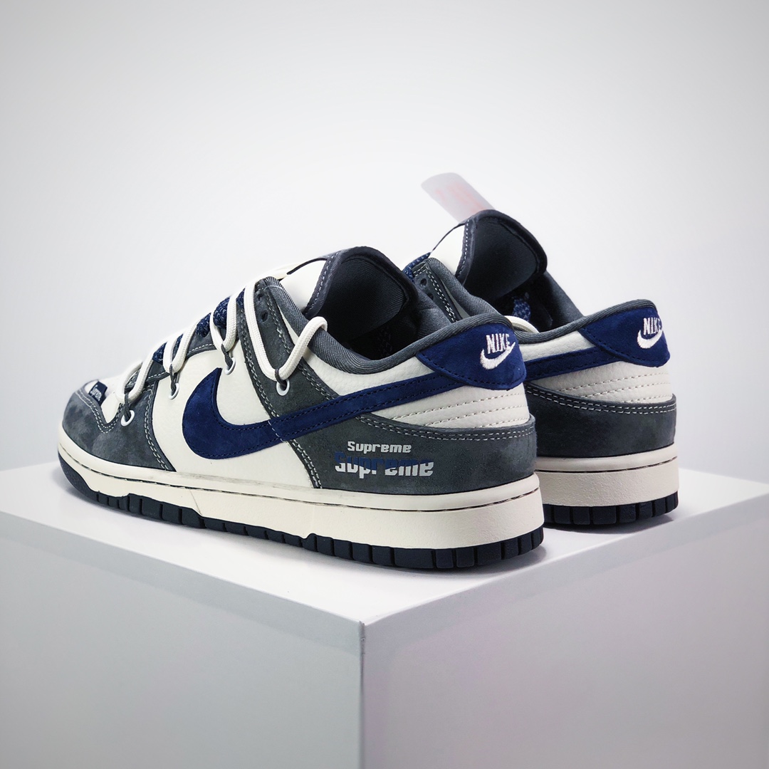 💰280
海外爆款限量发售！公司级 Nike SB Dunk Low“ Supreme联名——灰白蓝勾抽绳”  周年高端定制 低帮休闲板鞋 定制鞋盒 大厂纯原品质出货 超高清洁度 皮料切割干净无任何毛边 细节完美 
 货号：XS1186-100
 Size:36 36.5 37.5 38 38.5 39 40 40.5 41 42 42.5 43 44 44.5 45