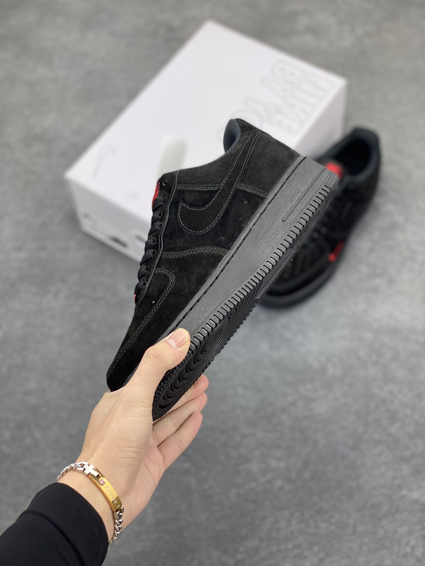 图片[3]-NK Air Force 1‘07 Low 定制款抽屉盒 空军一号低帮休闲板鞋 定制皮料 原楦原纸板 纯正版型 高清洁度 内置全掌气垫 货号：CW2288-111 尺码：36 36.5 37.5 38 38.5 39 40 40.5 41 42 42.5 43 44 44.5 45-选品中心