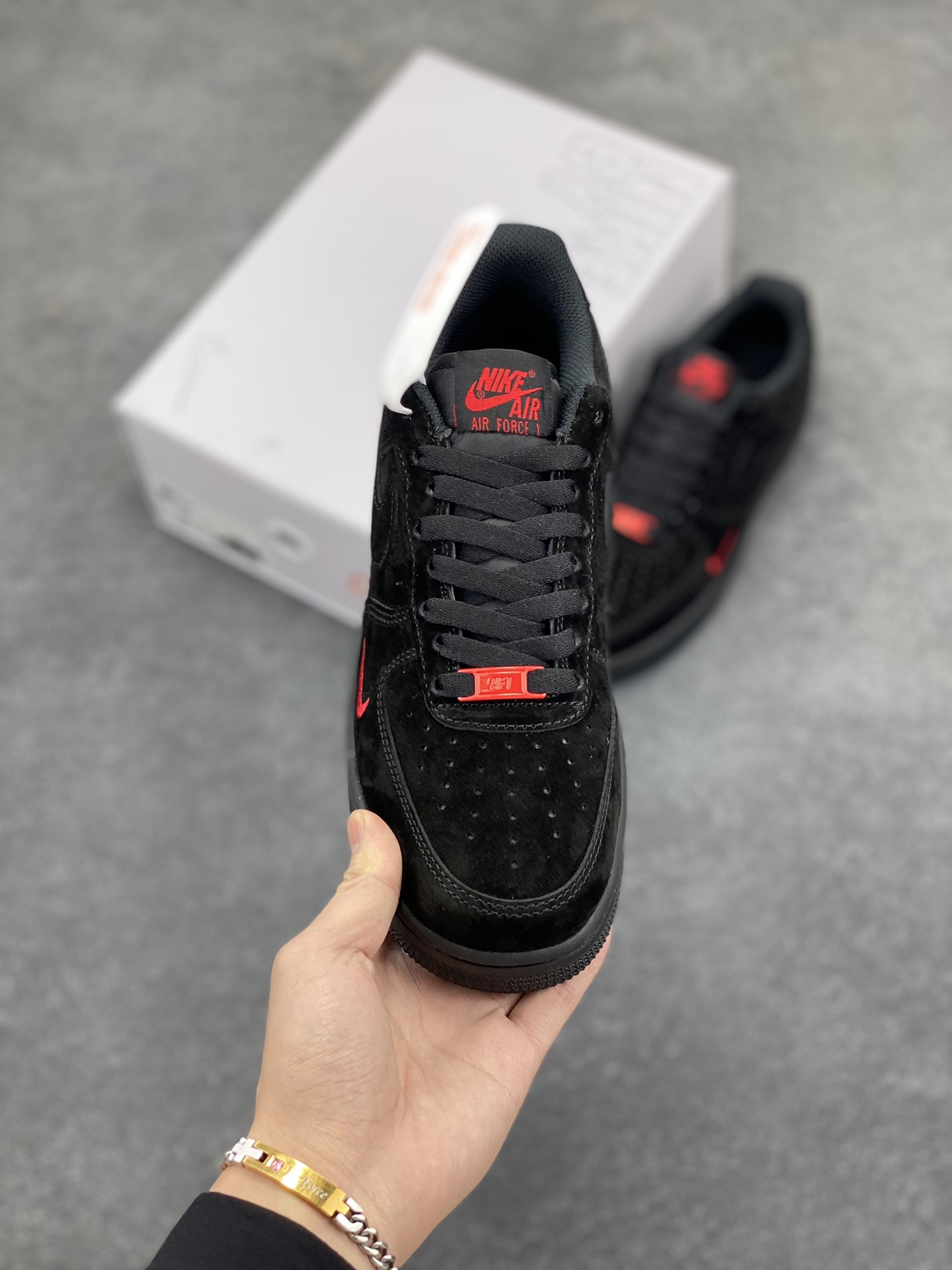 图片[2]-NK Air Force 1‘07 Low 定制款抽屉盒 空军一号低帮休闲板鞋 定制皮料 原楦原纸板 纯正版型 高清洁度 内置全掌气垫 货号：CW2288-111 尺码：36 36.5 37.5 38 38.5 39 40 40.5 41 42 42.5 43 44 44.5 45-选品中心