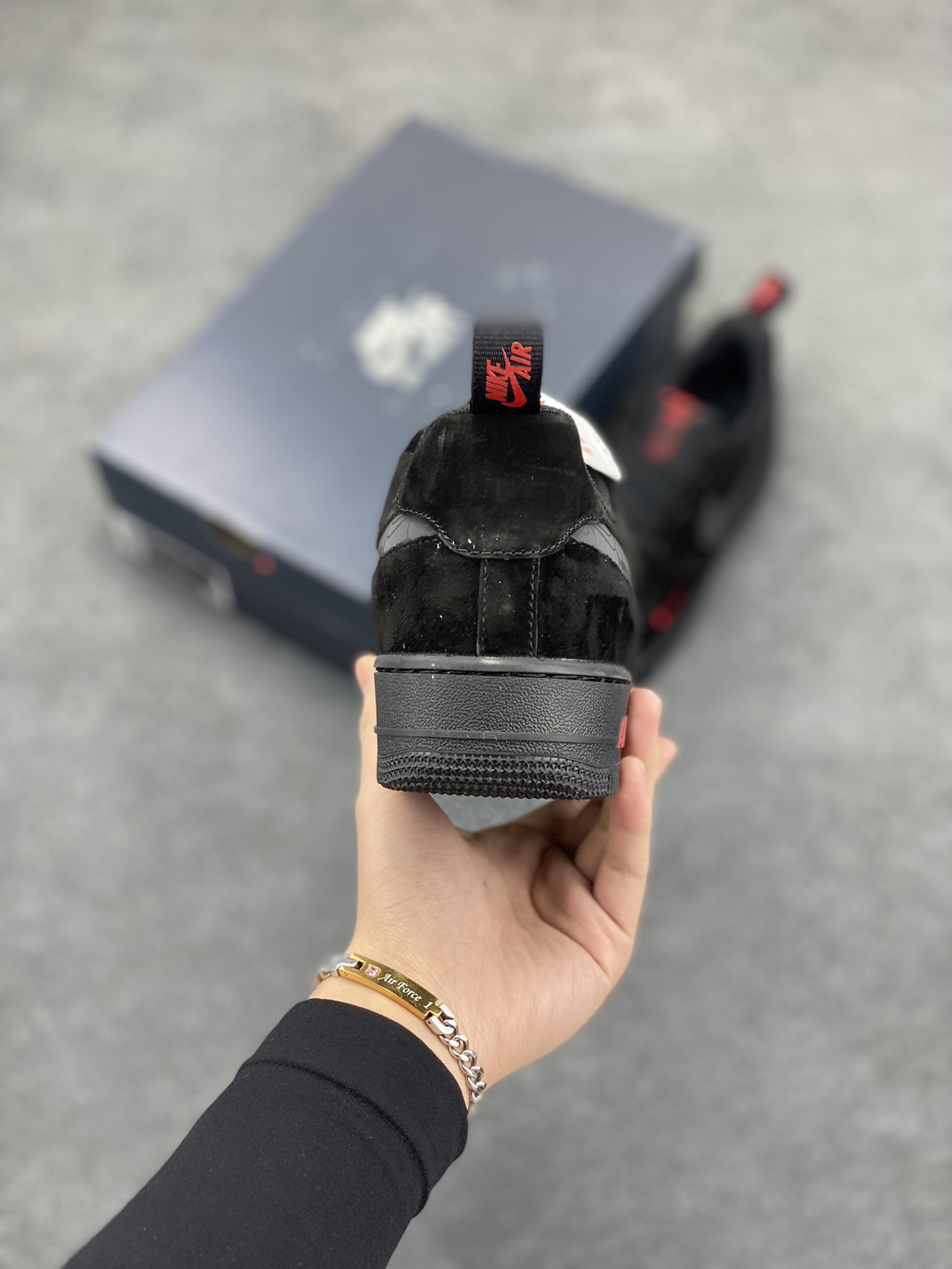 图片[4]-Nike Air Force 1 Low 黑红小勾 空军一号低帮运动休闲板鞋 原楦头原纸板 打造纯正空军版型专注外贸渠道 全掌内置蜂窝气垫 原盒配件 原厂中底钢印、拉帮完美 货号：DZ4514-001 尺码：36 36.5 37.5 38 38.5 39 40 40.5 41 42 42.5 43 44 44.5 45-选品中心