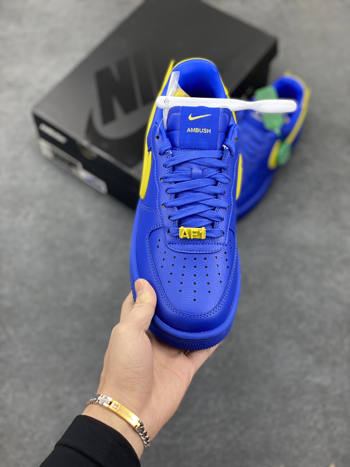 图片[2]-HY版本💯 韩裔美籍设计师Yoon Ahn主理时尚品牌AMBUSH x Nike Air Force 1 Low SP\”Phantom\”空军一号宽底版系列低帮百搭休闲运动板鞋“联名米白黑大钩” 原楦头原纸板 打造纯正空军版型 专注外贸渠道 全掌内置蜂窝气垫 原盒配件 原厂中底钢印、拉帮完美 货号：DV3464-400 尺码：35.5 36 36.5 37.5 38 38.5 39 40 40.5 41 42 42.5 43 44 44.5 45 46 47-选品中心