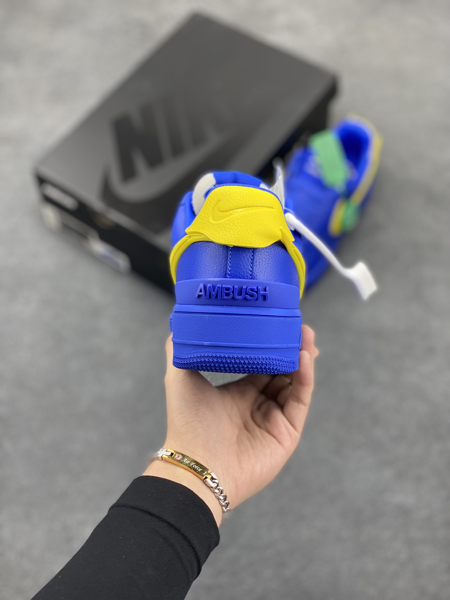 图片[4]-HY版本💯 韩裔美籍设计师Yoon Ahn主理时尚品牌AMBUSH x Nike Air Force 1 Low SP\”Phantom\”空军一号宽底版系列低帮百搭休闲运动板鞋“联名米白黑大钩” 原楦头原纸板 打造纯正空军版型 专注外贸渠道 全掌内置蜂窝气垫 原盒配件 原厂中底钢印、拉帮完美 货号：DV3464-400 尺码：35.5 36 36.5 37.5 38 38.5 39 40 40.5 41 42 42.5 43 44 44.5 45 46 47-选品中心