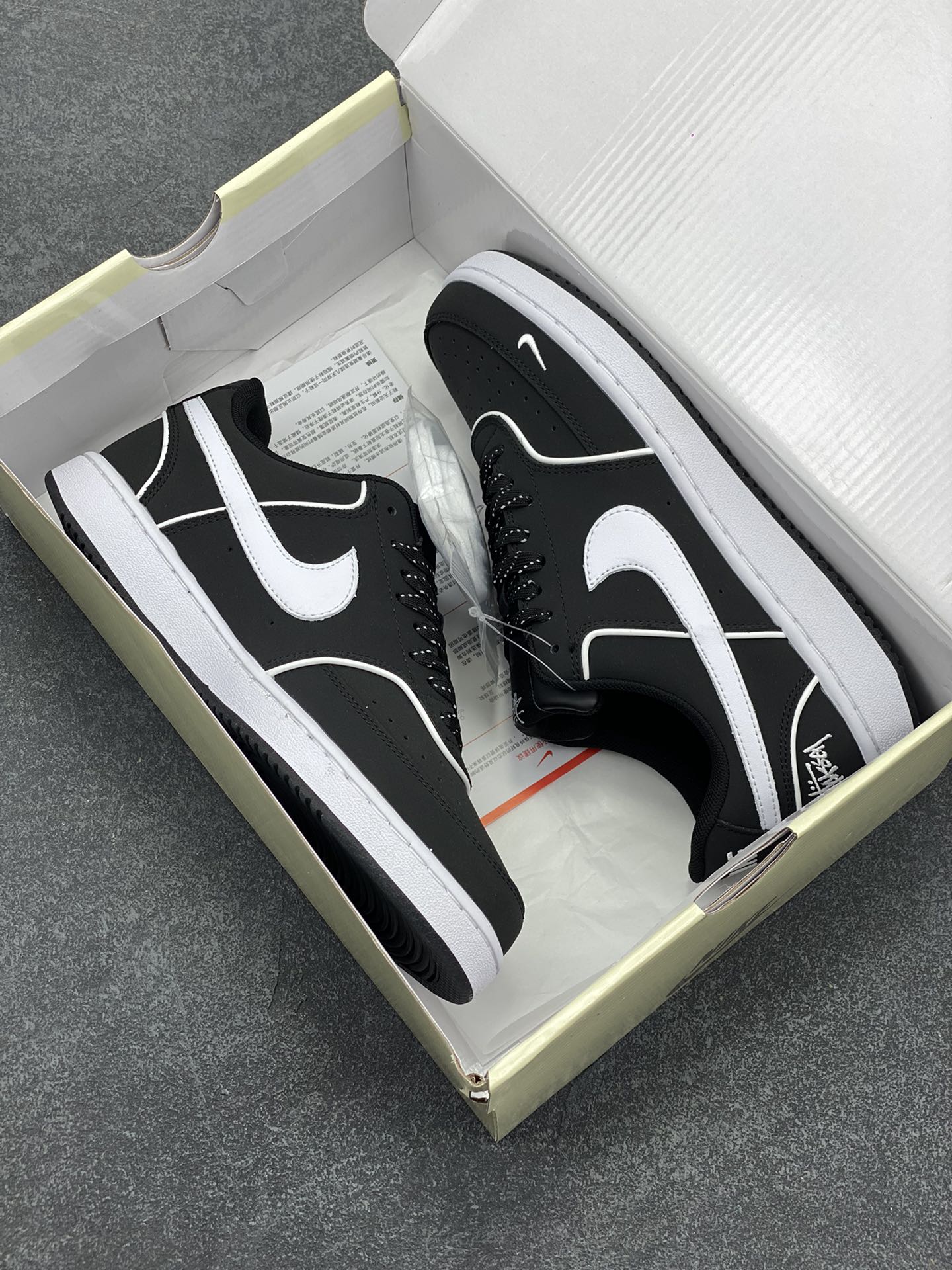 图片[9]-海外爆款 ZP订单 NIKE EBERNON Low prm 小空军低帮百搭透气休闲运动板鞋 独家头层版本 原数据独家私模大底 纯正版型 清洁度完美 货号：FD5188-113 尺码：36 36.5 37.5 38 38.5 39 40 40.5 41 42 42.5 43 44 44.5 45-选品中心