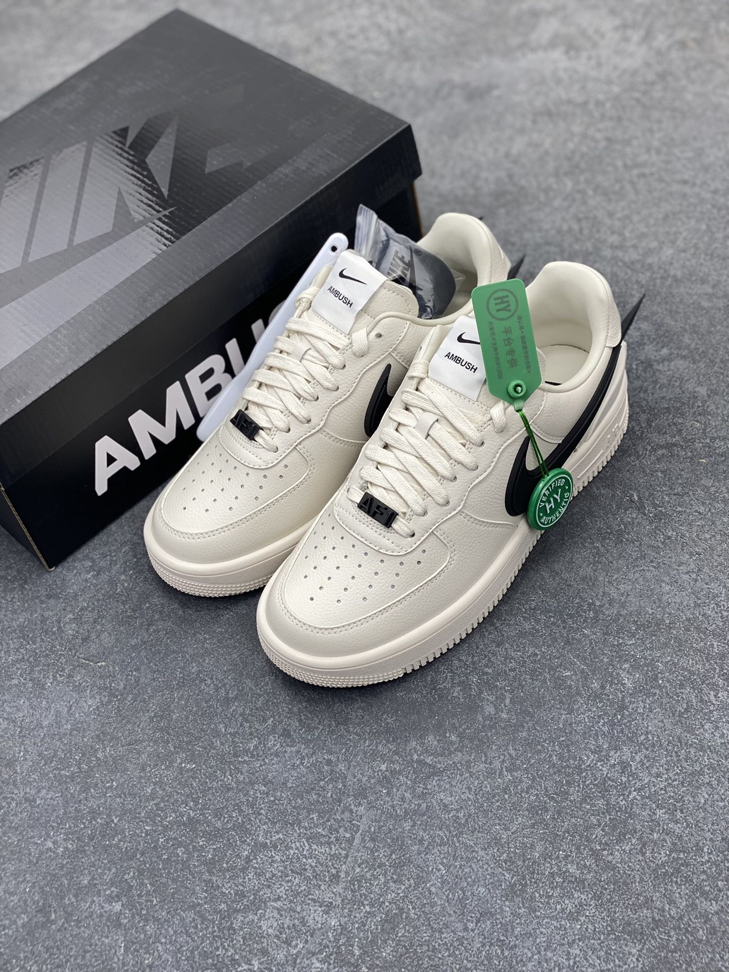图片[8]-HY版本💯 韩裔美籍设计师Yoon Ahn主理时尚品牌AMBUSH x Nike Air Force 1 Low SP\”Phantom\”空军一号宽底版系列低帮百搭休闲运动板鞋“联名蓝黄大钩” 原楦头原纸板 打造纯正空军版型 专注外贸渠道 全掌内置蜂窝气垫 原盒配件 原厂中底钢印、拉帮完美 货号：DV3464-400 尺码：35.5 36 36.5 37.5 38 38.5 39 40 40.5 41 42 42.5 43 44 44.5 45 46 47-选品中心