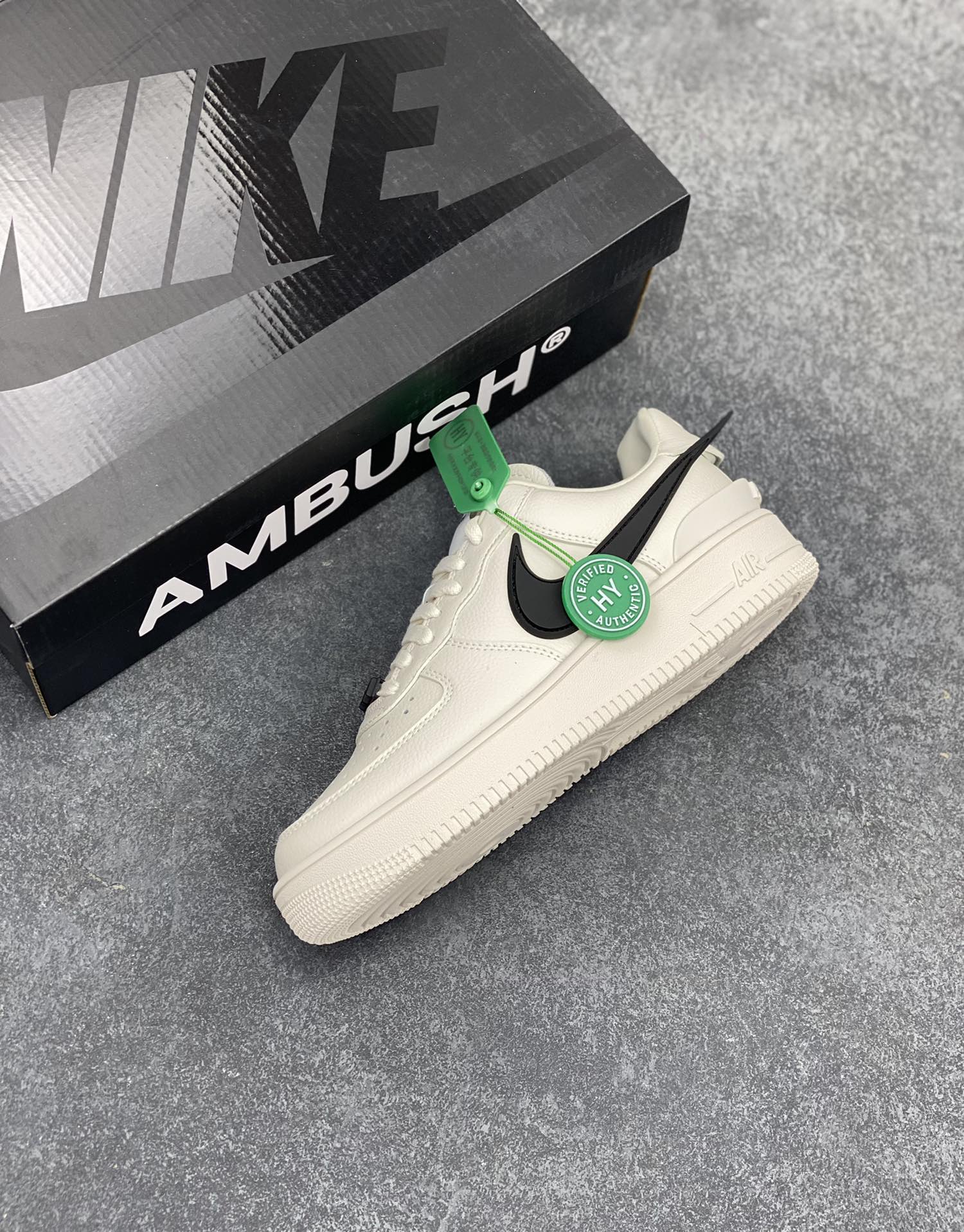 图片[7]-HY版本💯 韩裔美籍设计师Yoon Ahn主理时尚品牌AMBUSH x Nike Air Force 1 Low SP\”Phantom\”空军一号宽底版系列低帮百搭休闲运动板鞋“联名蓝黄大钩” 原楦头原纸板 打造纯正空军版型 专注外贸渠道 全掌内置蜂窝气垫 原盒配件 原厂中底钢印、拉帮完美 货号：DV3464-400 尺码：35.5 36 36.5 37.5 38 38.5 39 40 40.5 41 42 42.5 43 44 44.5 45 46 47-选品中心