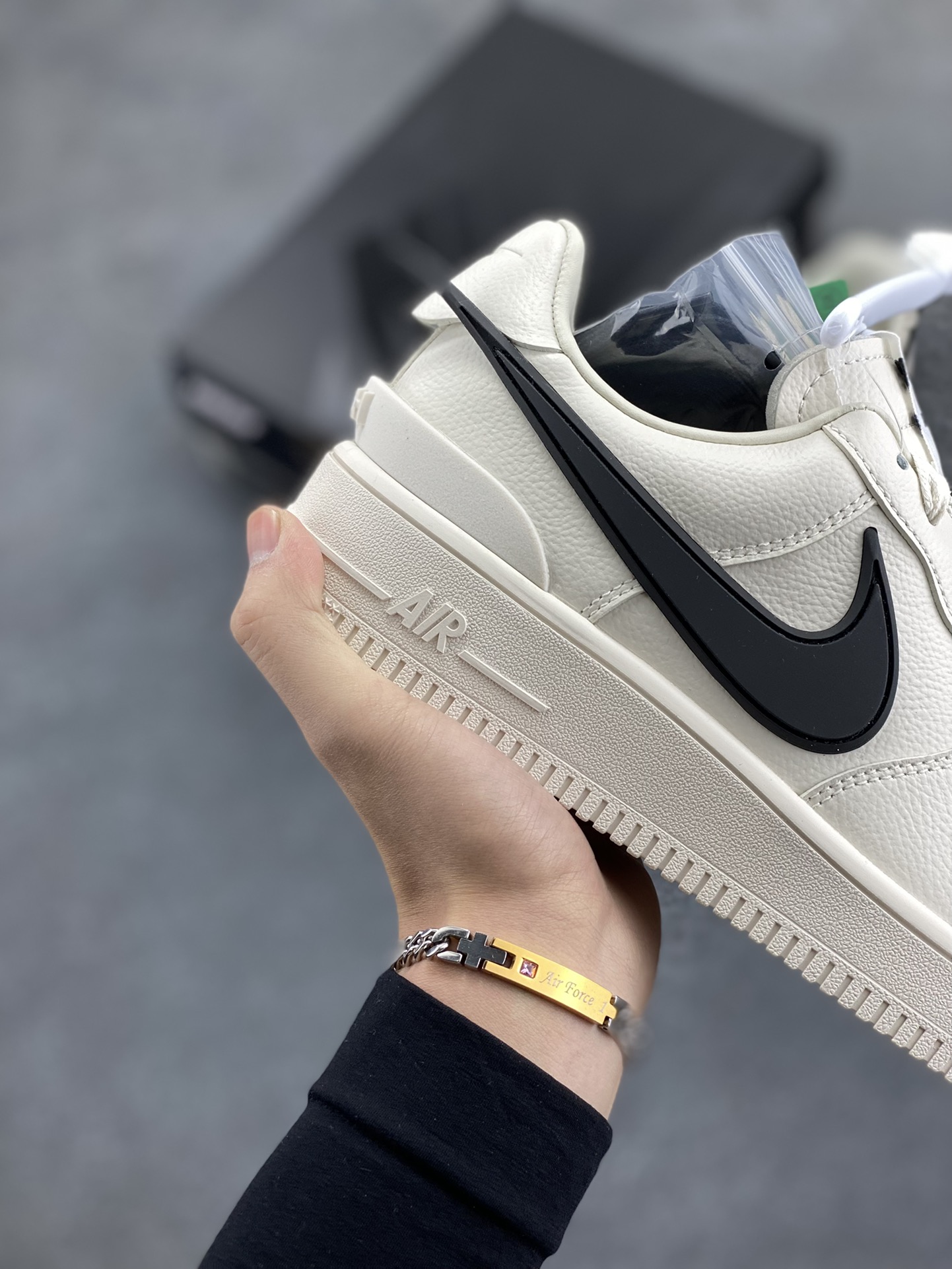 图片[6]-HY版本💯 韩裔美籍设计师Yoon Ahn主理时尚品牌AMBUSH x Nike Air Force 1 Low SP\”Phantom\”空军一号宽底版系列低帮百搭休闲运动板鞋“联名蓝黄大钩” 原楦头原纸板 打造纯正空军版型 专注外贸渠道 全掌内置蜂窝气垫 原盒配件 原厂中底钢印、拉帮完美 货号：DV3464-400 尺码：35.5 36 36.5 37.5 38 38.5 39 40 40.5 41 42 42.5 43 44 44.5 45 46 47-选品中心