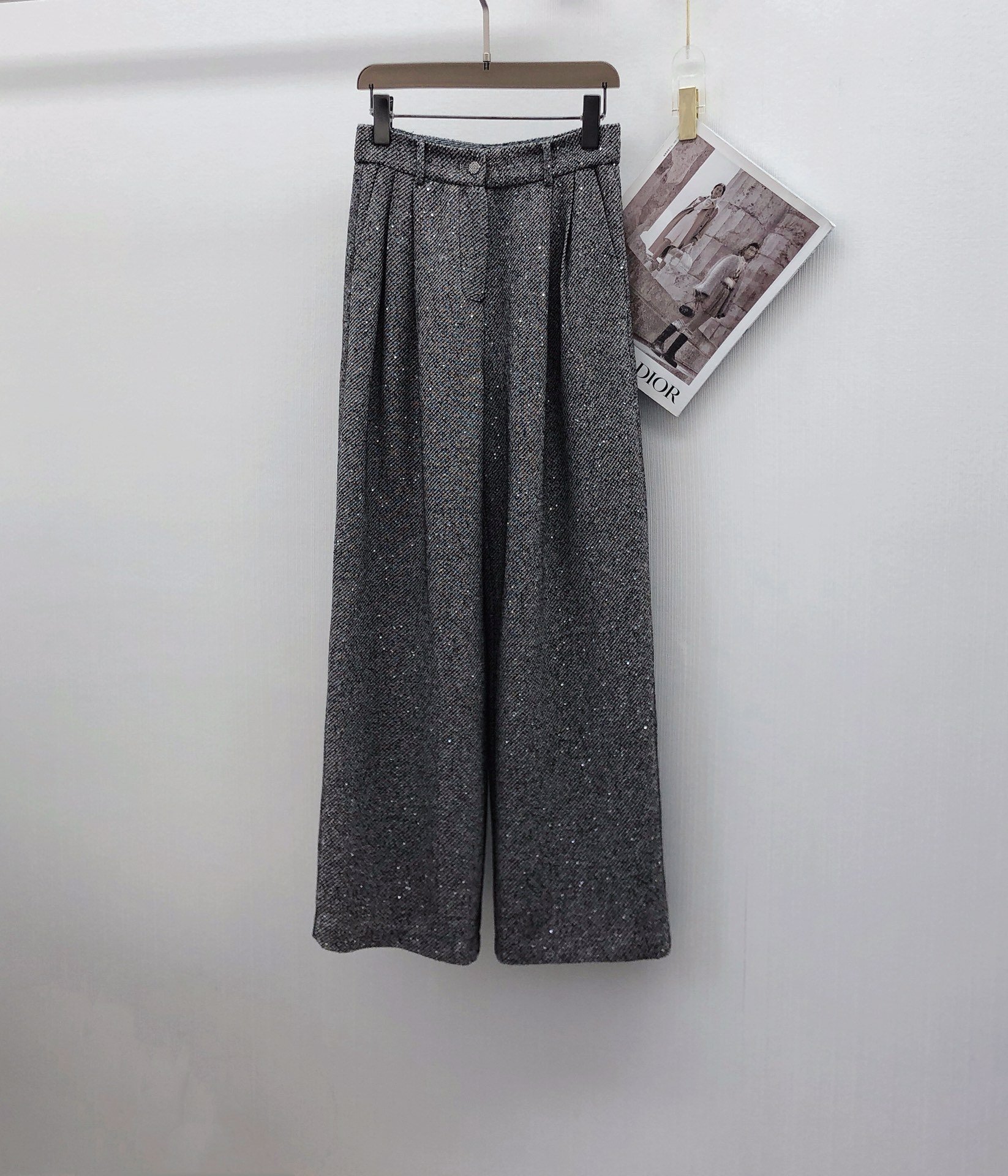 Versatile P989 Dress with Tweed Accents: Stylish and Unique Wardrobe Addition - 图片 8