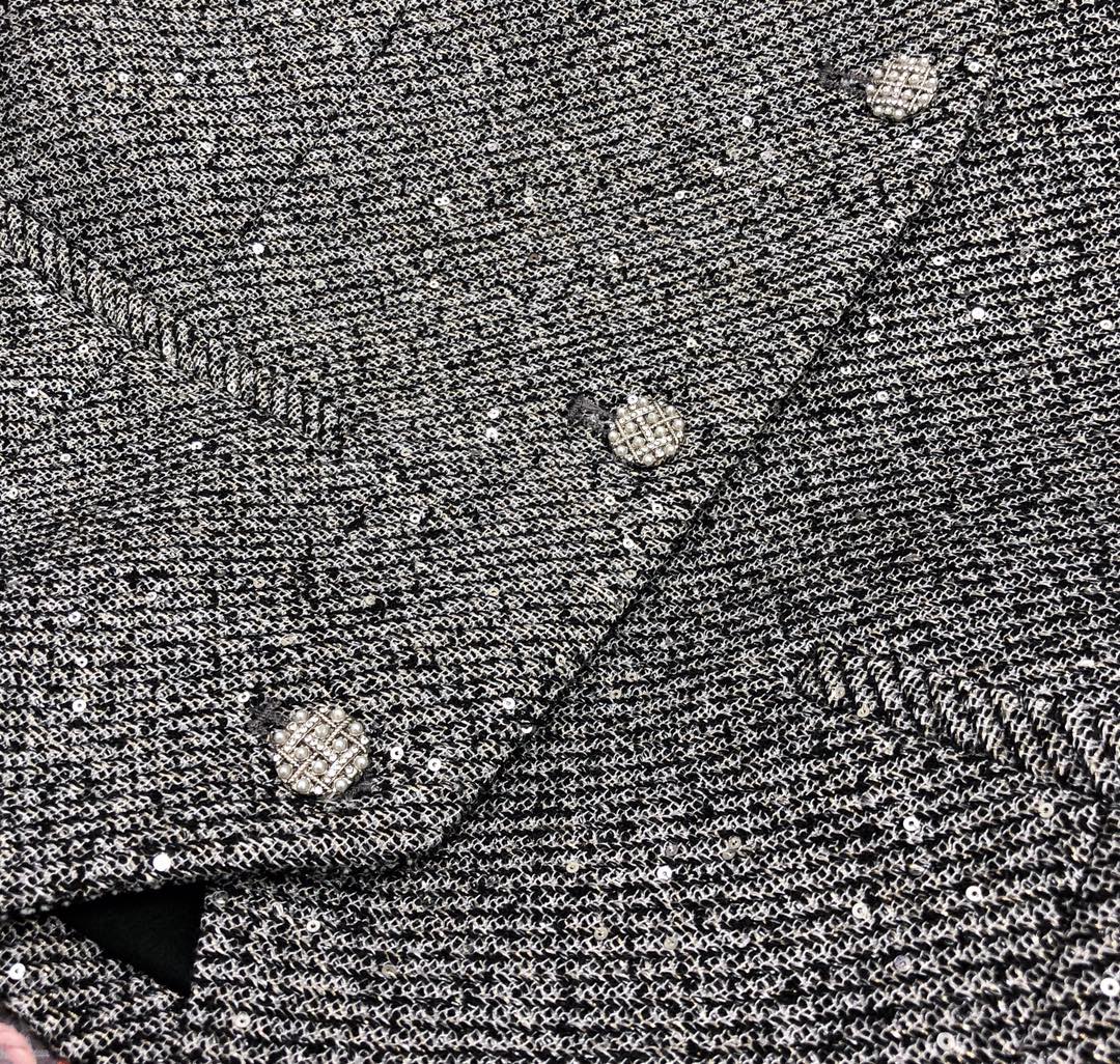 Versatile P989 Dress with Tweed Accents: Stylish and Unique Wardrobe Addition - 图片 6