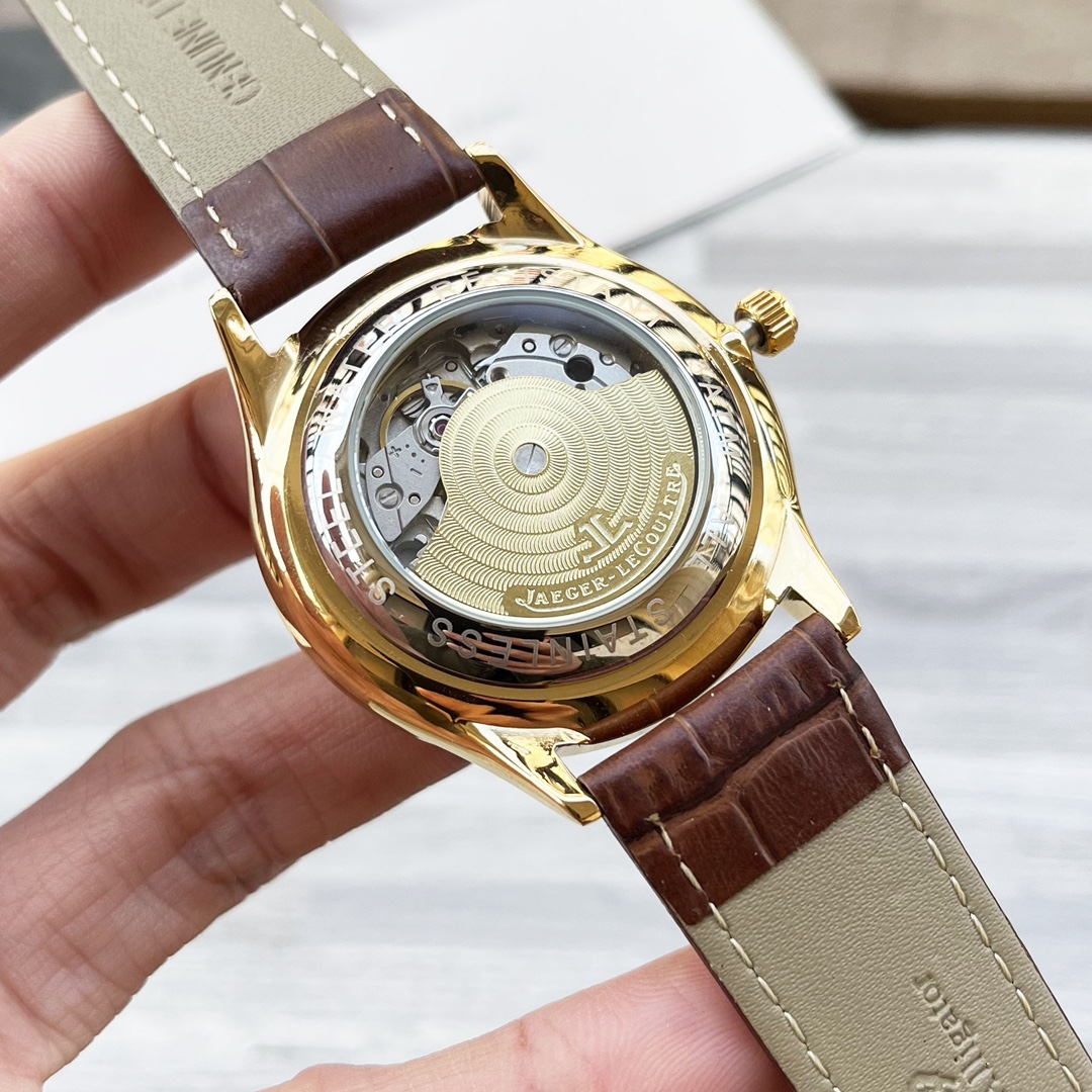 Luxury White Gill 1197 Gold Steel Belt Watch with Sapphire Face. - 图片 8