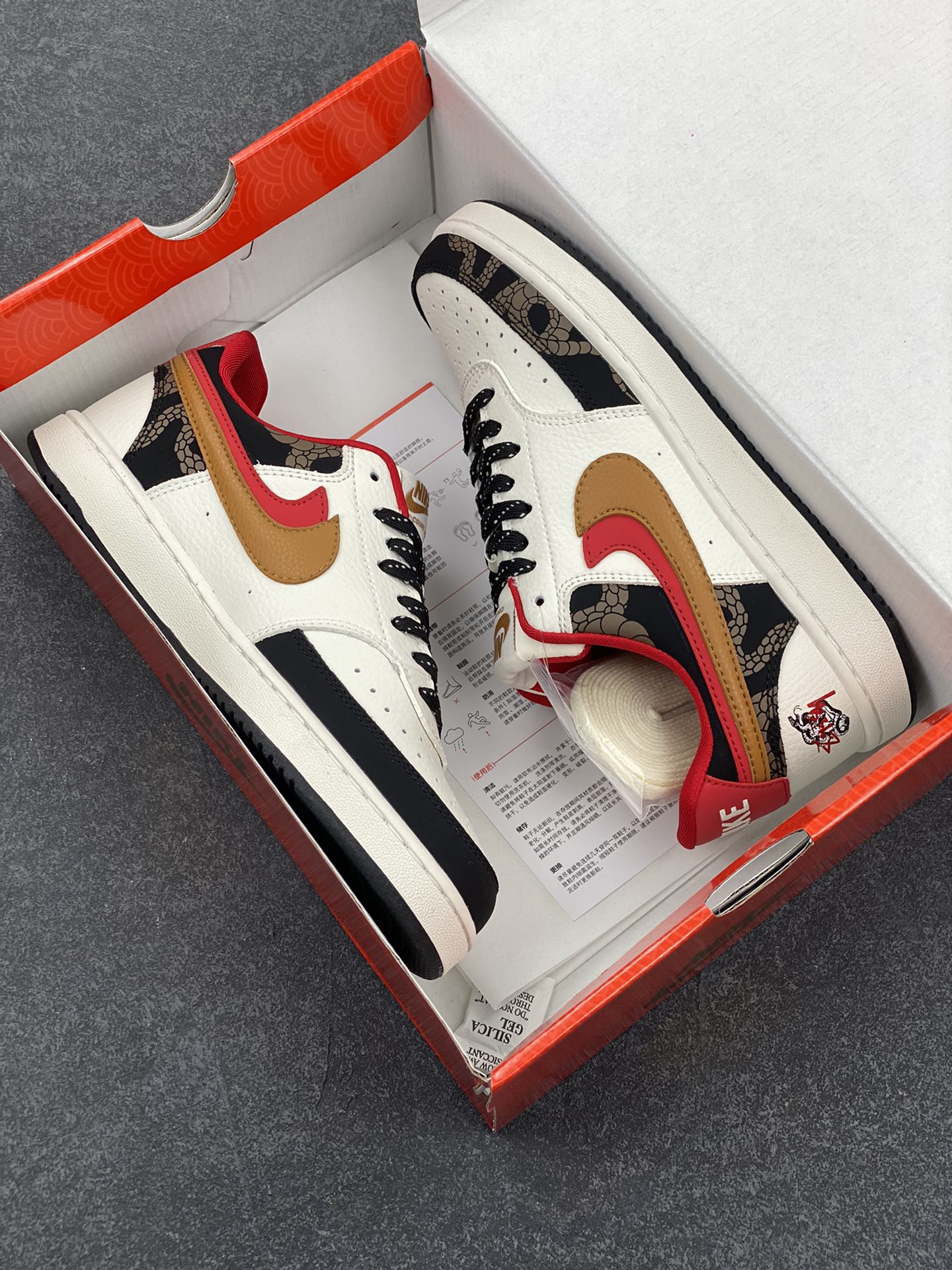 图片[9]-海外爆款 ZP订单 NIKE EBERNON Low prm 小空军低帮百搭透气休闲运动板鞋 独家头层版本 原数据独家私模大底 纯正版型 清洁度完美 货号：FD5188-128 尺码：36 36.5 37.5 38 38.5 39 40 40.5 41 42 42.5 43 44 44.5 45-选品中心