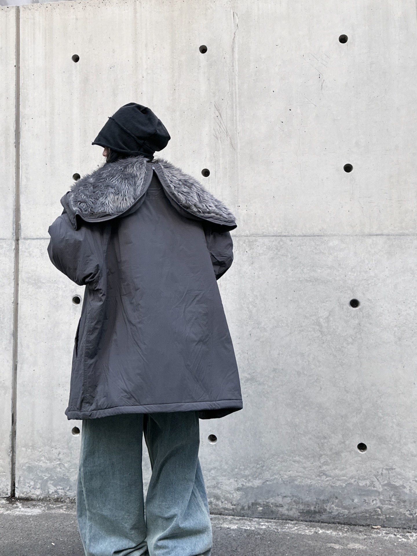 🌾🛒🛒🛒🛒NEW｜新款棉服外套，纯棉面布，厚实不易皱，内胆夹棉保暖防风，夹毛领帽子，解构两穿设计，宽松版