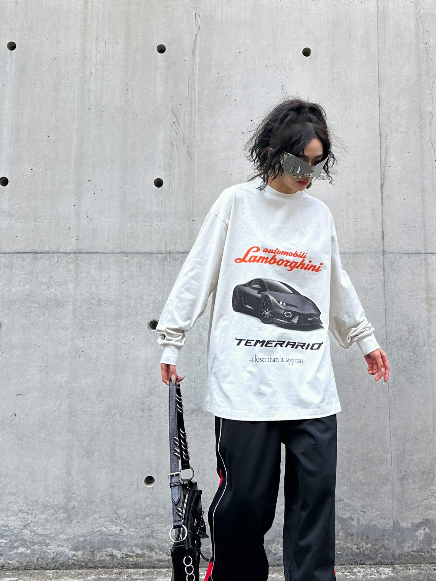 BLCG️AutomobiliLamborghini联名系列长袖t恤纯棉面料柔软舒适领口二本针加固机洗不