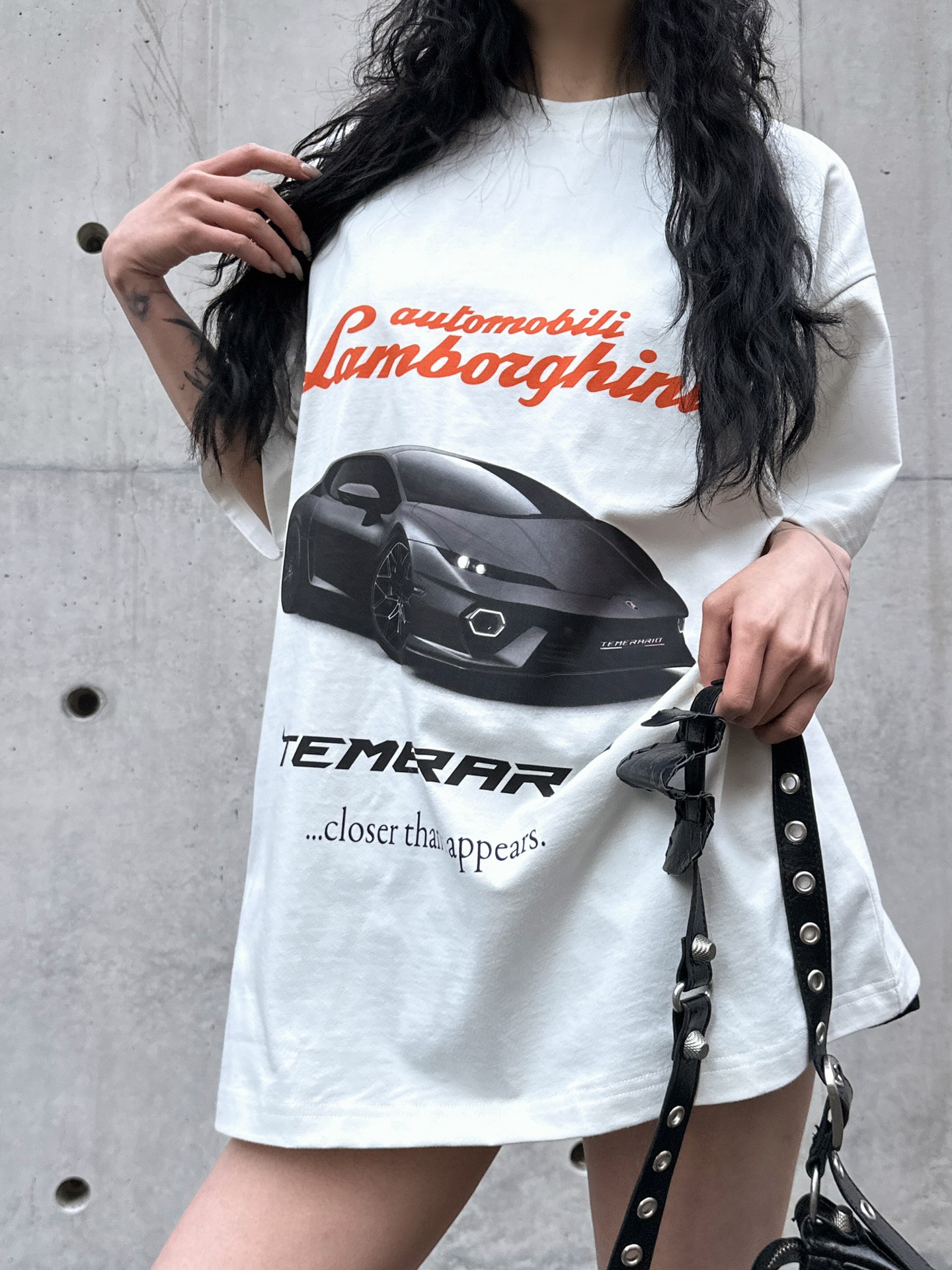BLCG️AutomobiliLamborghini联名系列t恤纯棉面料柔软舒适领口二本针加固机洗不易变