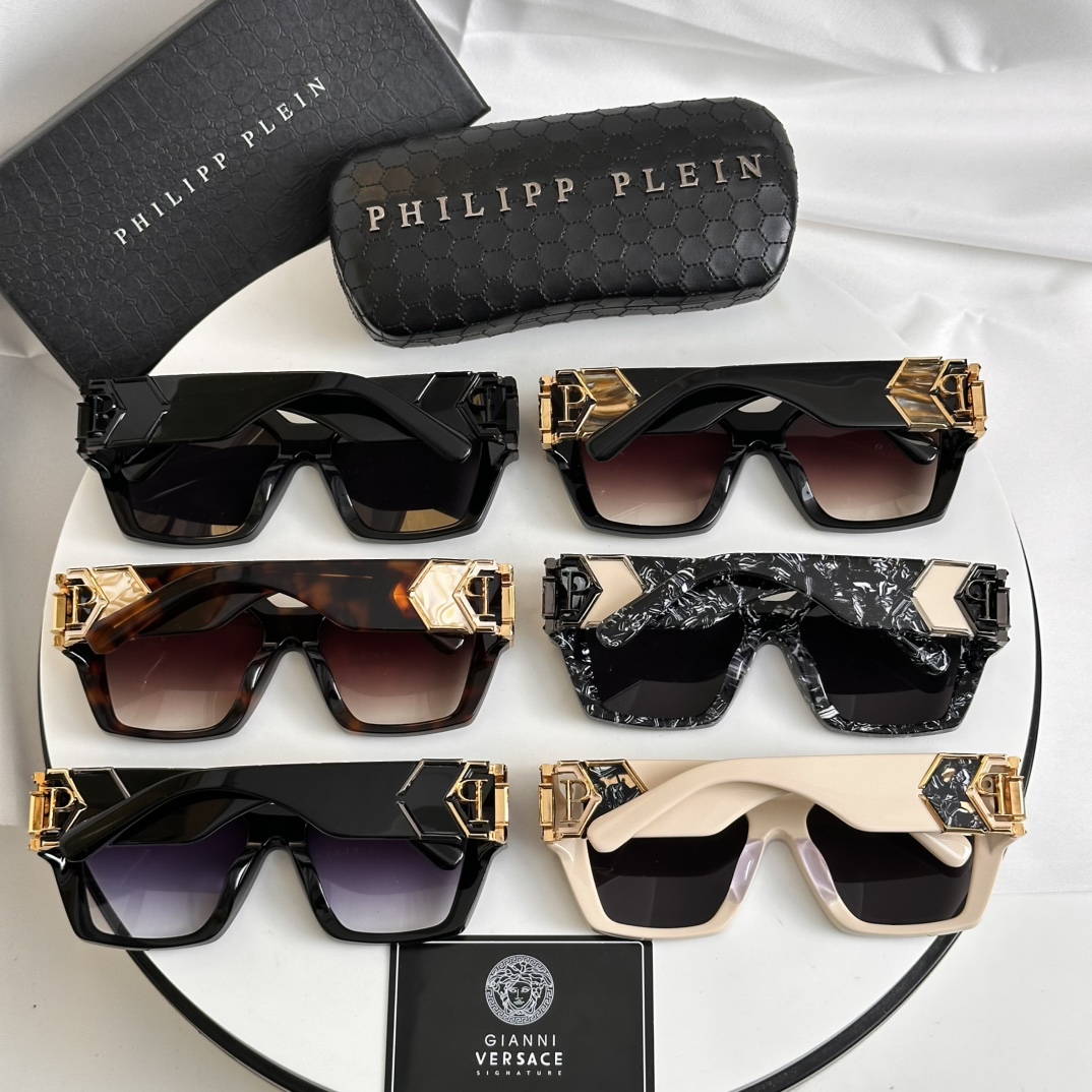 PhiliPPPlei*双Plogo重工打造.定制8.0板料.厚实有质感.大方框设计.时尚百搭TOPQU