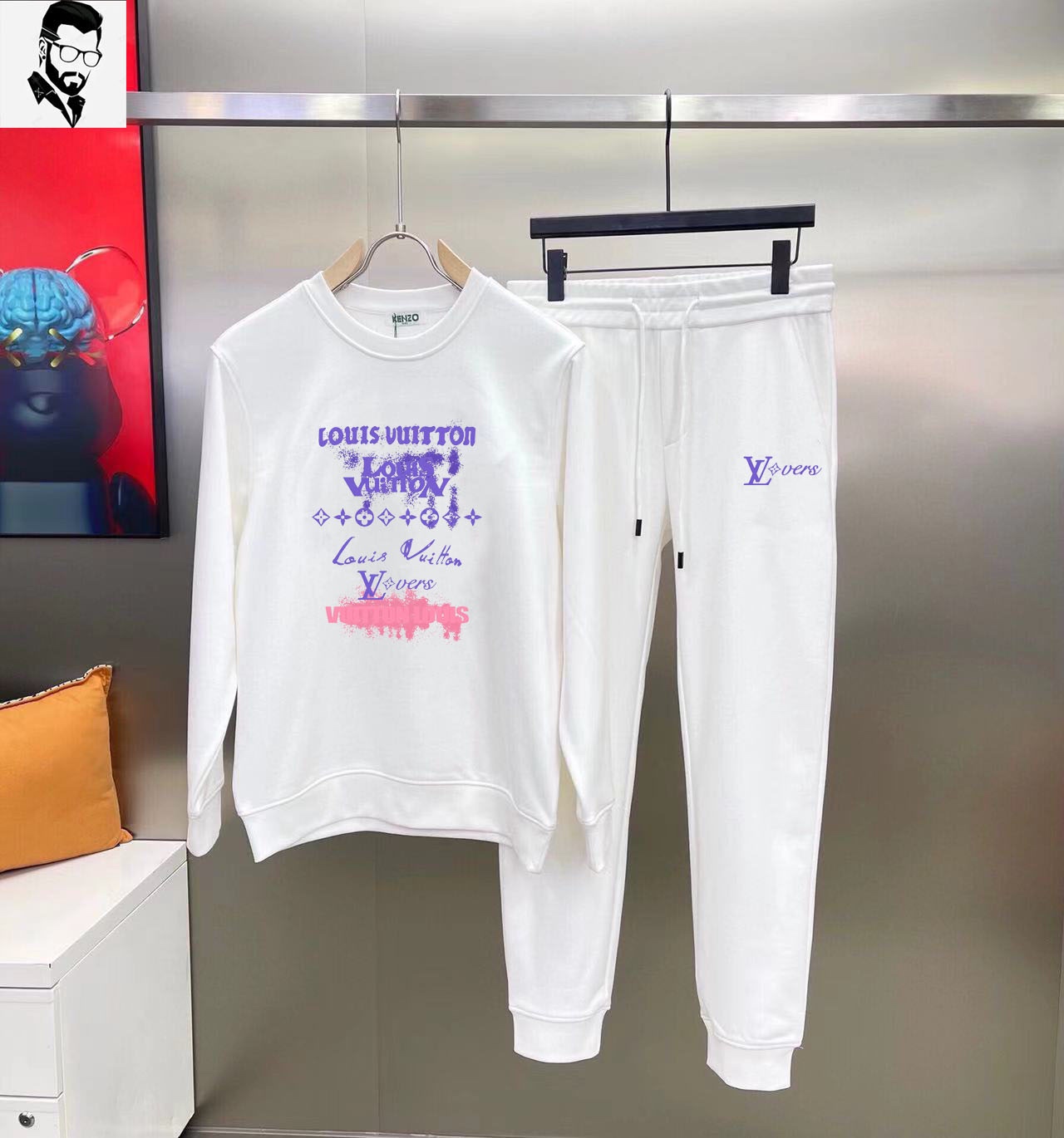 Louis Vuitton 2024 Sweatshirt Set, Premium Cotton Blend, Comfort Fit 5 i1734874010 1715 3