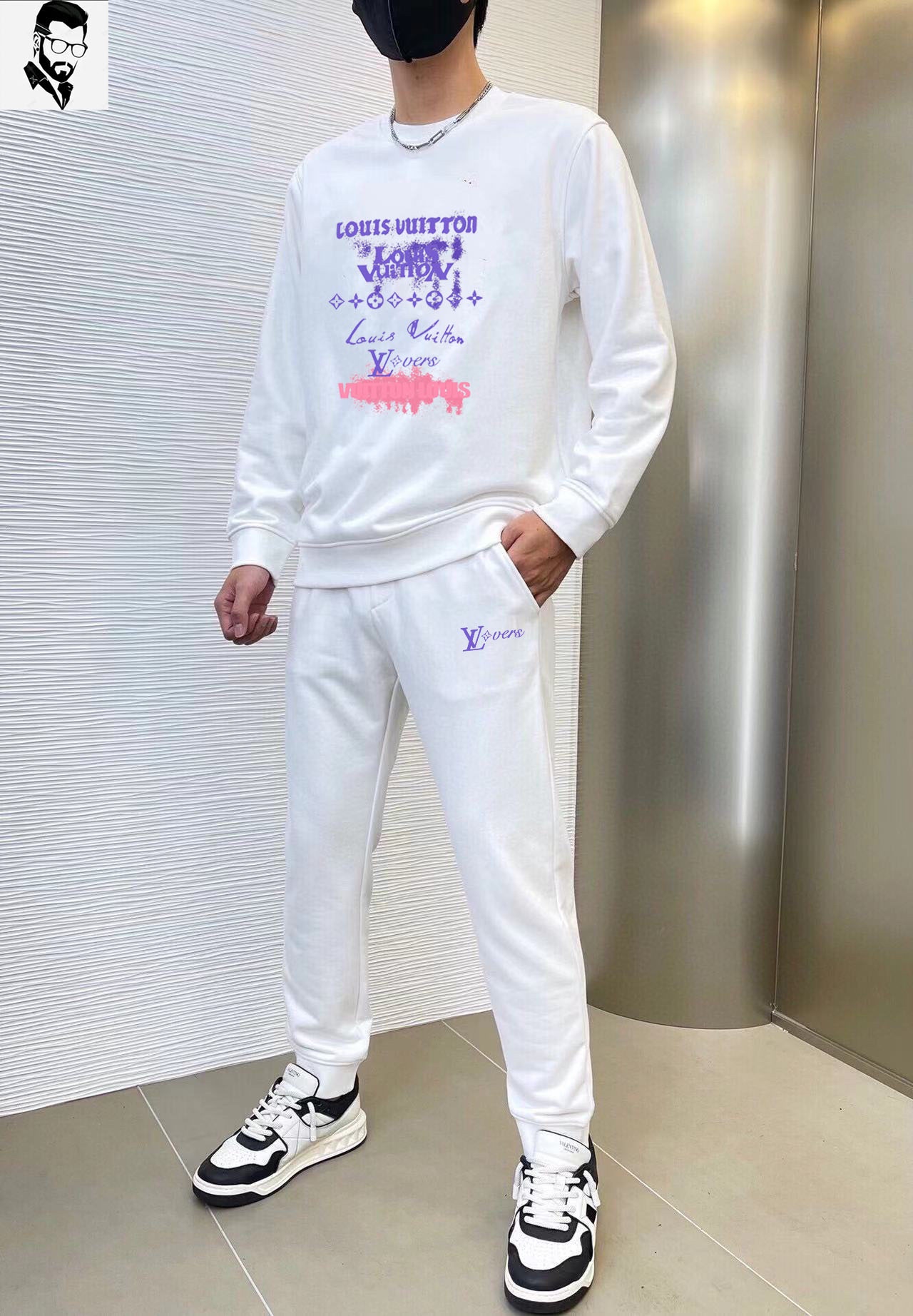 Louis Vuitton 2024 Sweatshirt Set, Premium Cotton Blend, Comfort Fit 3 i1734874010 4845 1