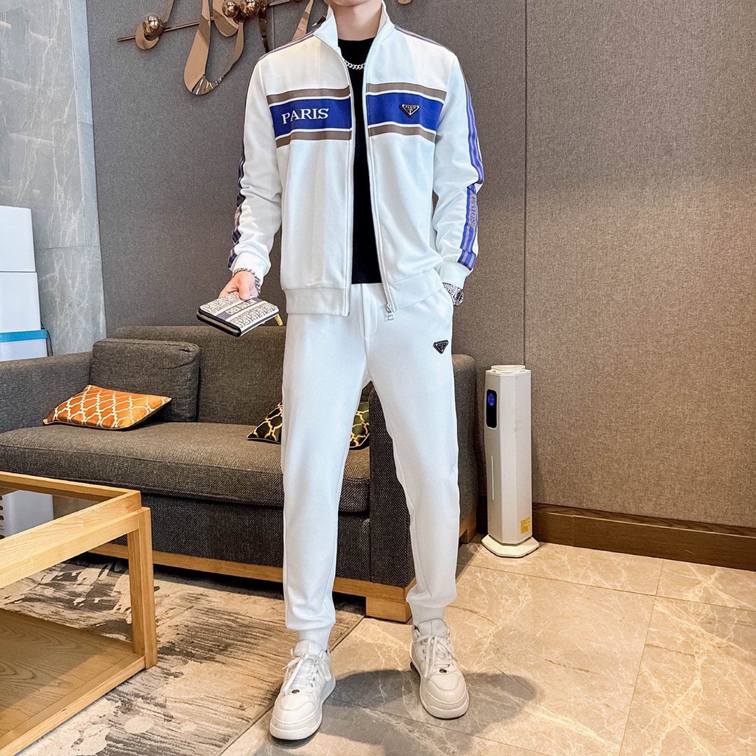 Prada Men's Tracksuit Set: Stylish, Comfortable, and High-Quality Outfit