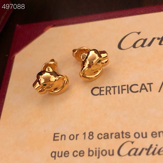 Cartier 精工版本 Cartier 卡地亚豹子耳钉