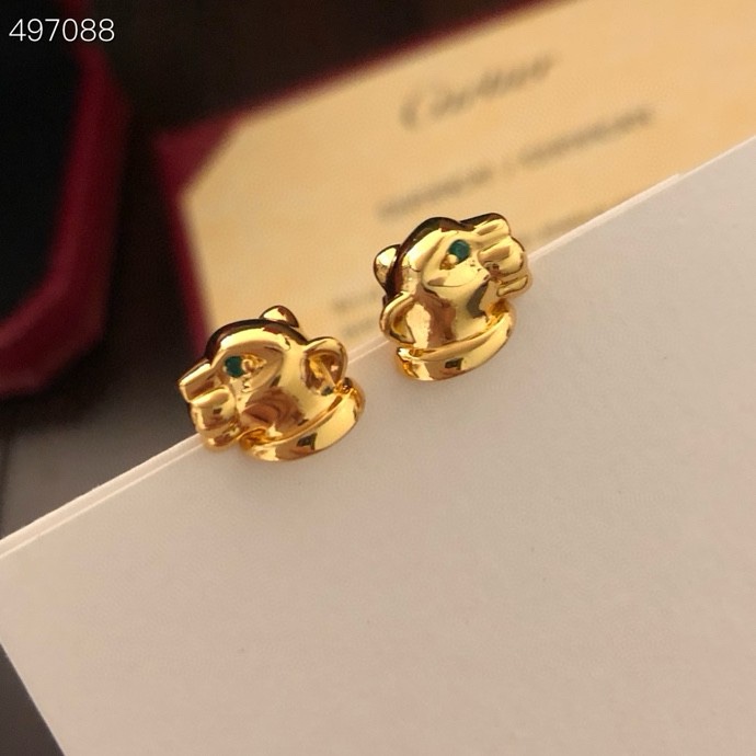 Cartier 精工版本 Cartier 卡地亚豹子耳钉