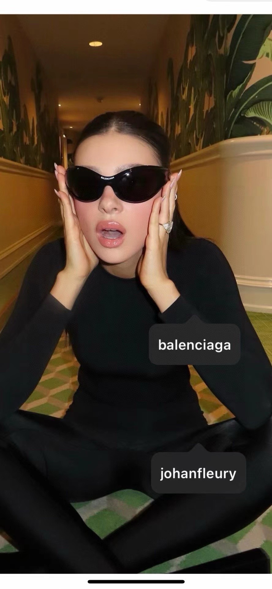 ️模特图现货BALENCIAGA巴黎世家BB0317S