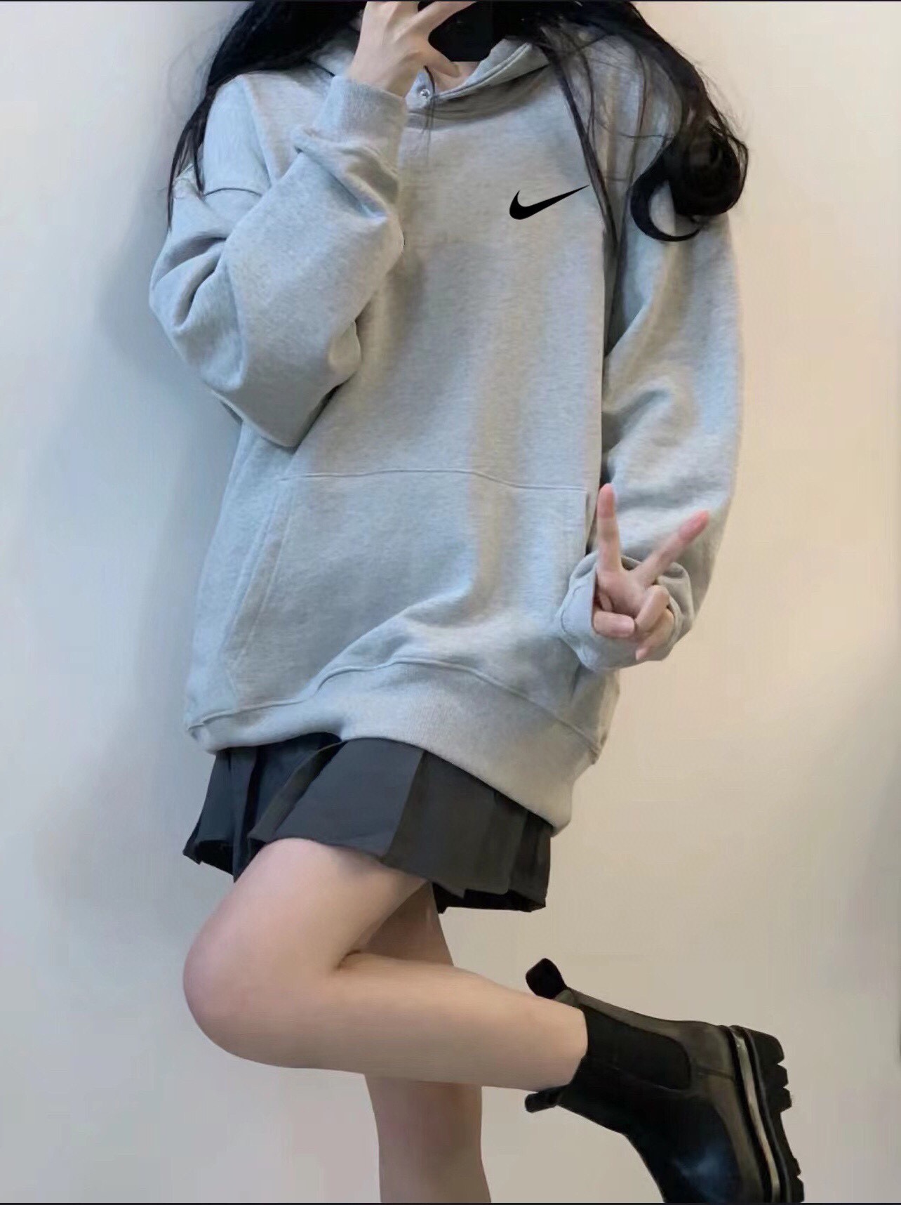 Nike Velvet Hat and Vest Set: Premium Quality, Perfect Details, Various Sizes - 图片 2
