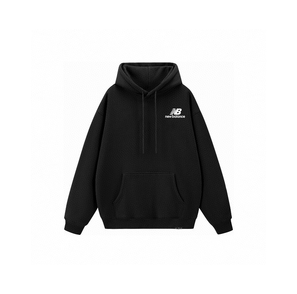 Velvet Hoodie with Ring-Fixed Collar and Cotton Shoulder Line: Classic Oversize Style - 图片 6