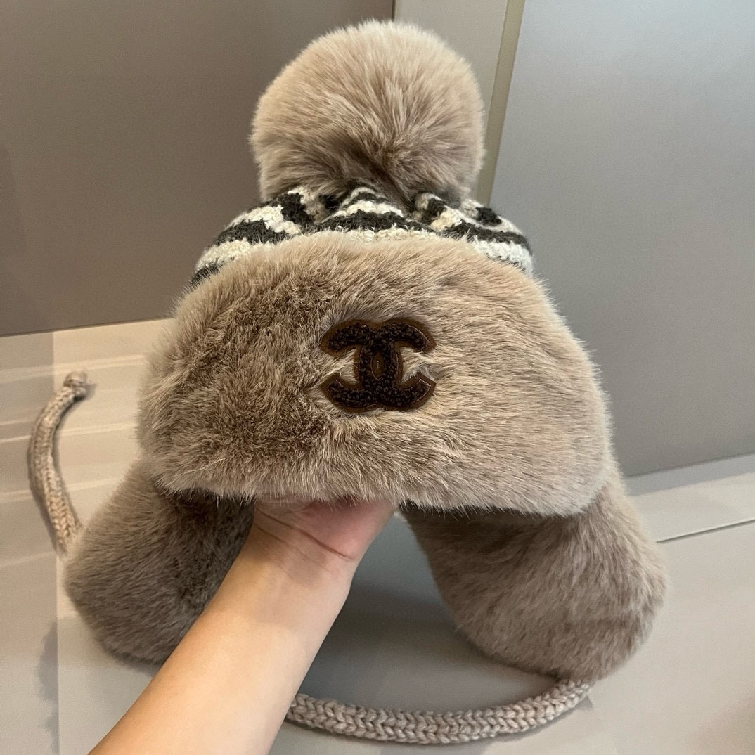 NO:218265,Chanel Chanel new ear protection hat, thickened warm hat, fisherman hat baseball hat knit hat, hat, chanel, chanel, espadrilles, hats19860909Chanel香奈儿新款护耳帽,加厚保暖帽子渔夫帽棒球帽针织帽,帽子,chanel,chanel,espadrilles,hats,hat