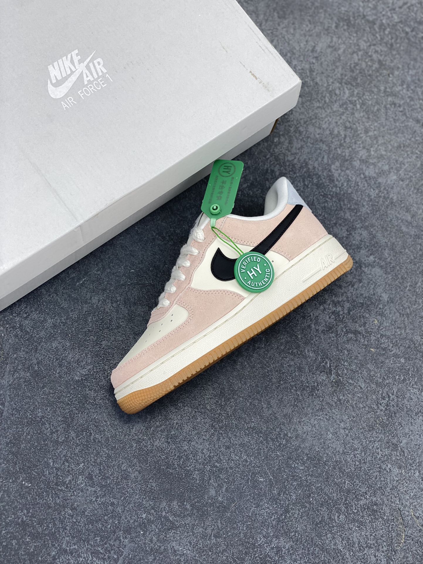 图片[7]-HY版本💯 Nike Air Force 1 Low 粉黑 空军一号低帮运动休闲板鞋 原楦头原纸板 打造纯正空军版型#专注外贸渠道 全掌内置蜂窝气垫 #原盒配件 原厂中底钢印、拉帮完美 货号：HJ7342-800 尺码：35.5 36 36.5 37.5 38 38.5 39 40 40.5 41 42 42.5 43 44 44.5 45-选品中心