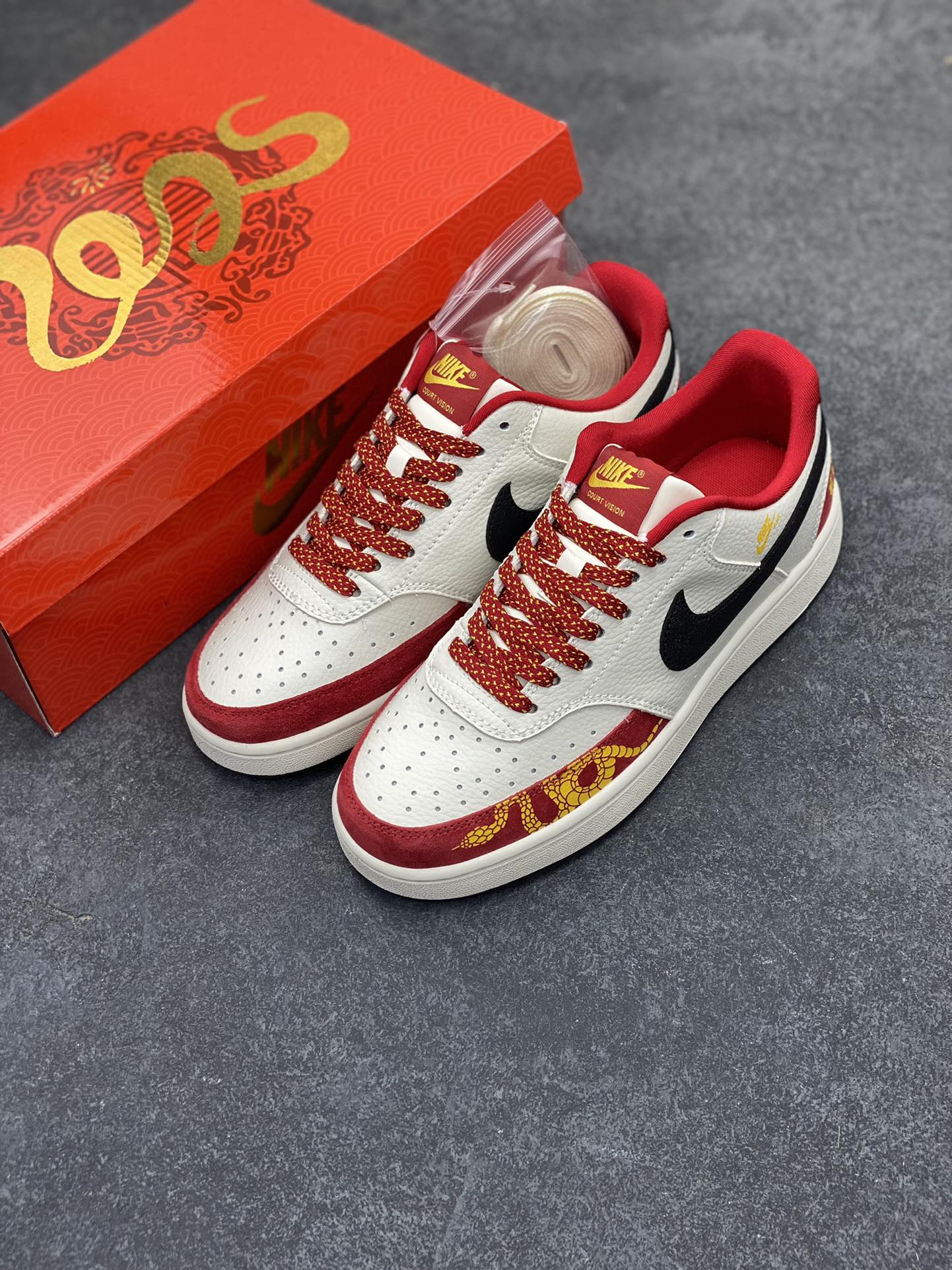 图片[8]-海外爆款 ZP订单 NIKE EBERNON Low prm 小空军低帮百搭透气休闲运动板鞋 独家头层版本 原数据独家私模大底 纯正版型 清洁度完美 货号：FD5188-129 尺码：36 36.5 37.5 38 38.5 39 40 40.5 41 42 42.5 43 44 44.5 45-选品中心