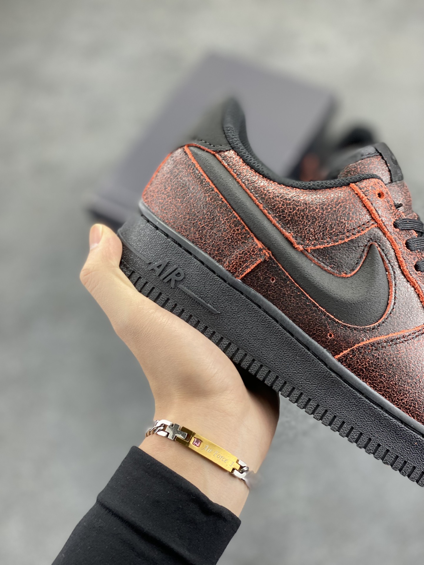 图片[6]-Nike Air Force 1 Low 万圣节 原楦头原纸板 打造纯正空军版型 专注外贸渠道 全掌内置蜂窝气垫 原盒配件 原厂中底钢印、拉帮完美 货号：HV2016-001 尺码：36 36.5 37.5 38 38.5 39 40 40.5 41 42 42.5 43 44 44.5 45-选品中心