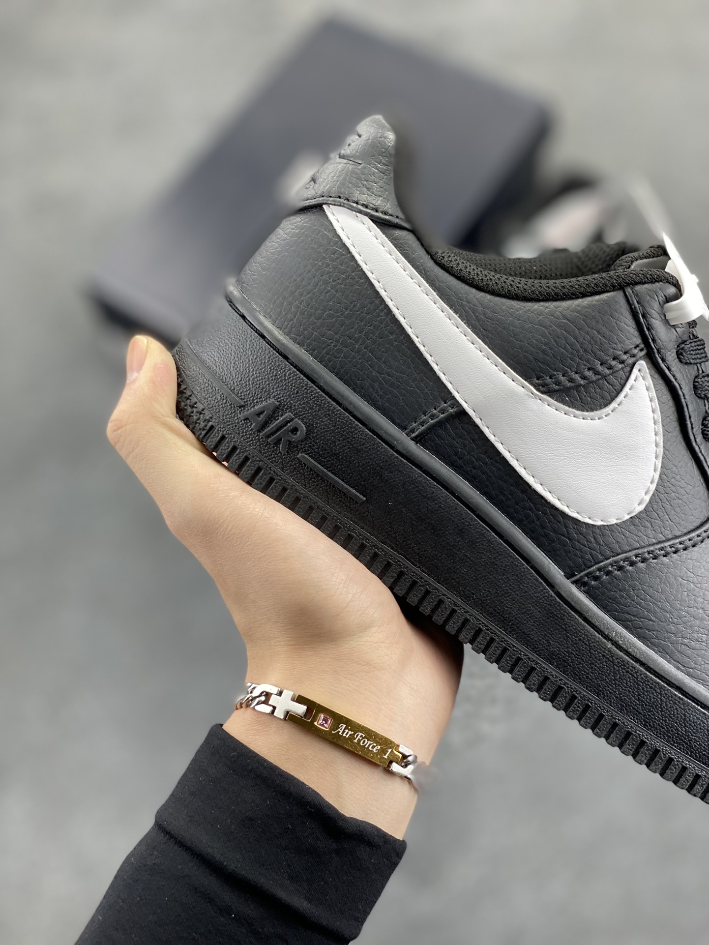 图片[6]-Nike Air Force 1 Low \’07 黑白大勾 低帮空军一号休闲板鞋 定制皮料 原楦原纸板 纯正空军版型 高清洁度 内置全掌气垫 货号：CI9553-001 尺码：36 36.5 37.5 38 38.5 39 40 40.5 41 42 42.5 43 44 44.5 45-选品中心