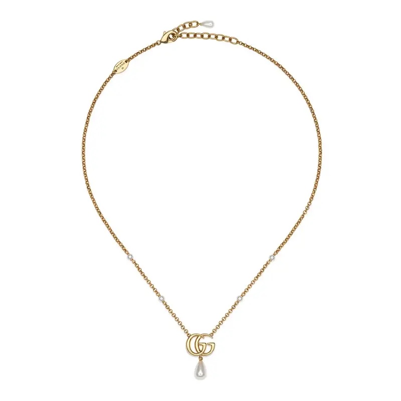 NO:385761,[Gift] GUCCI Gucci GG Marmont series pendant necklace, jewelry boutique, gucci, gucci, necklace19860909[礼物]GUCCI古驰GG Marmont系列吊坠项链,饰品精品,gucci,gucci,necklace,Jewelry